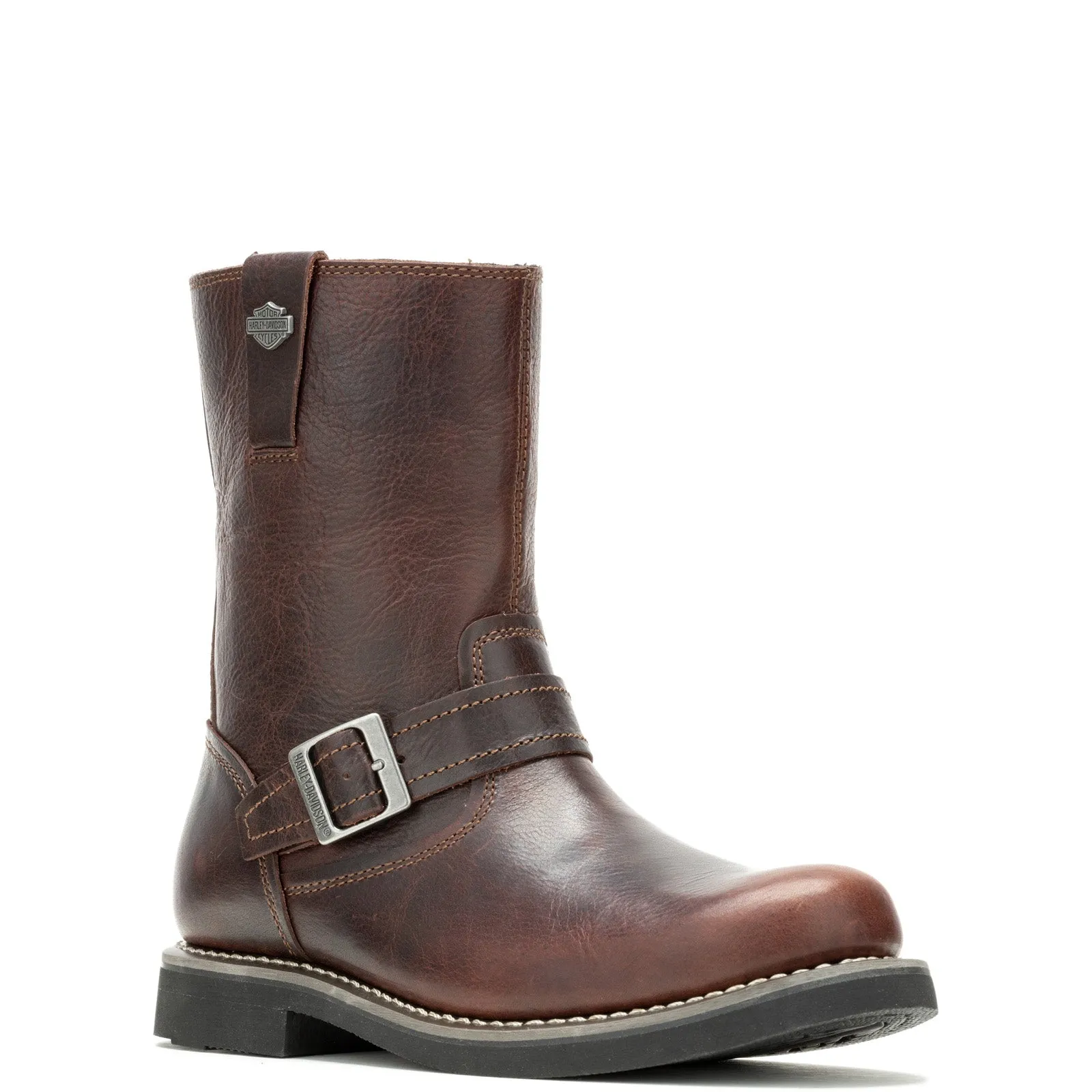 Chill Ready Zip-up style Harley-Davidson Dallam 8" Engineer D93850 Mens Brown Motorcycle Boots