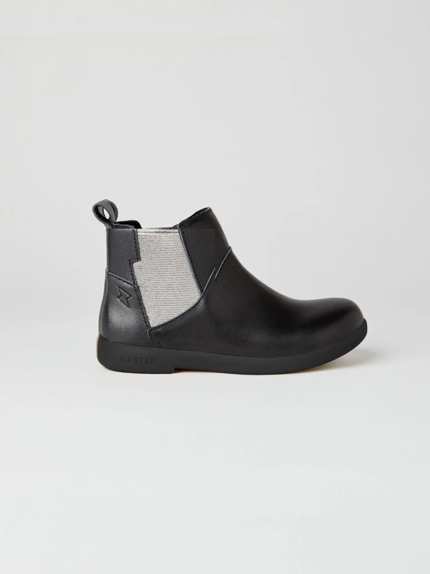 Modern Edge Steel Toe Rockit Infant Kids' Boot Black/Pewter with Black Sole