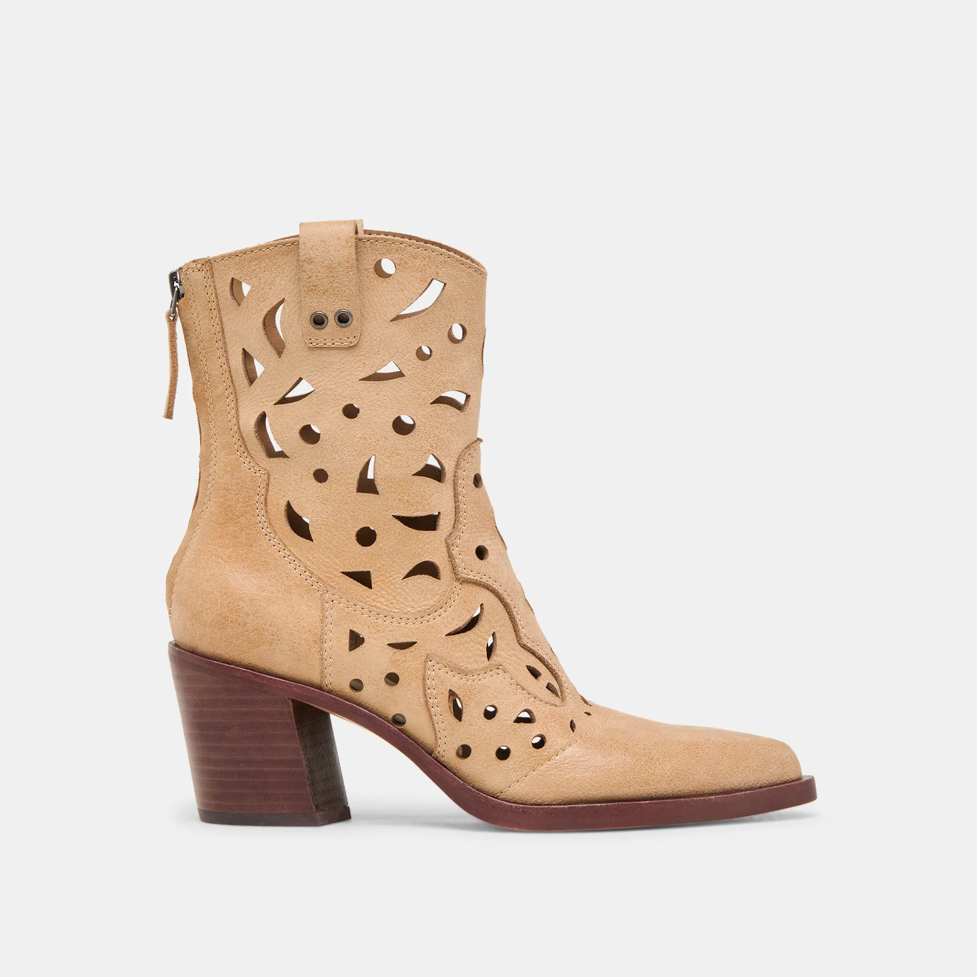 Water-resistant Frost resistant ZENOBI BOOTIES CAMEL DISTRESSED LEATHER