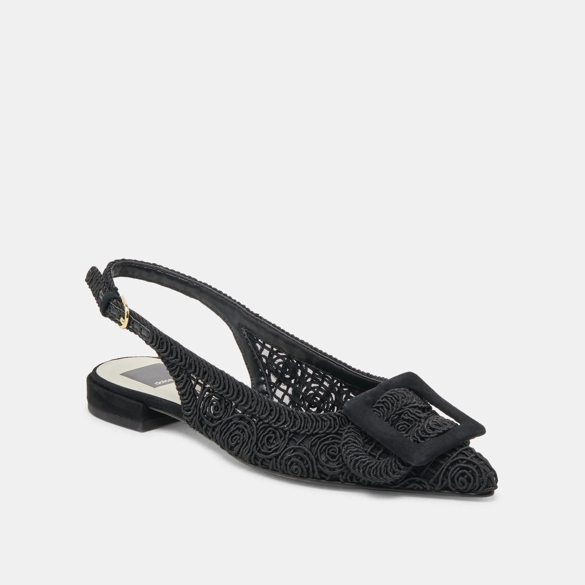 PAULEY FLATS ONYX MACRAME Runway Step Pull on