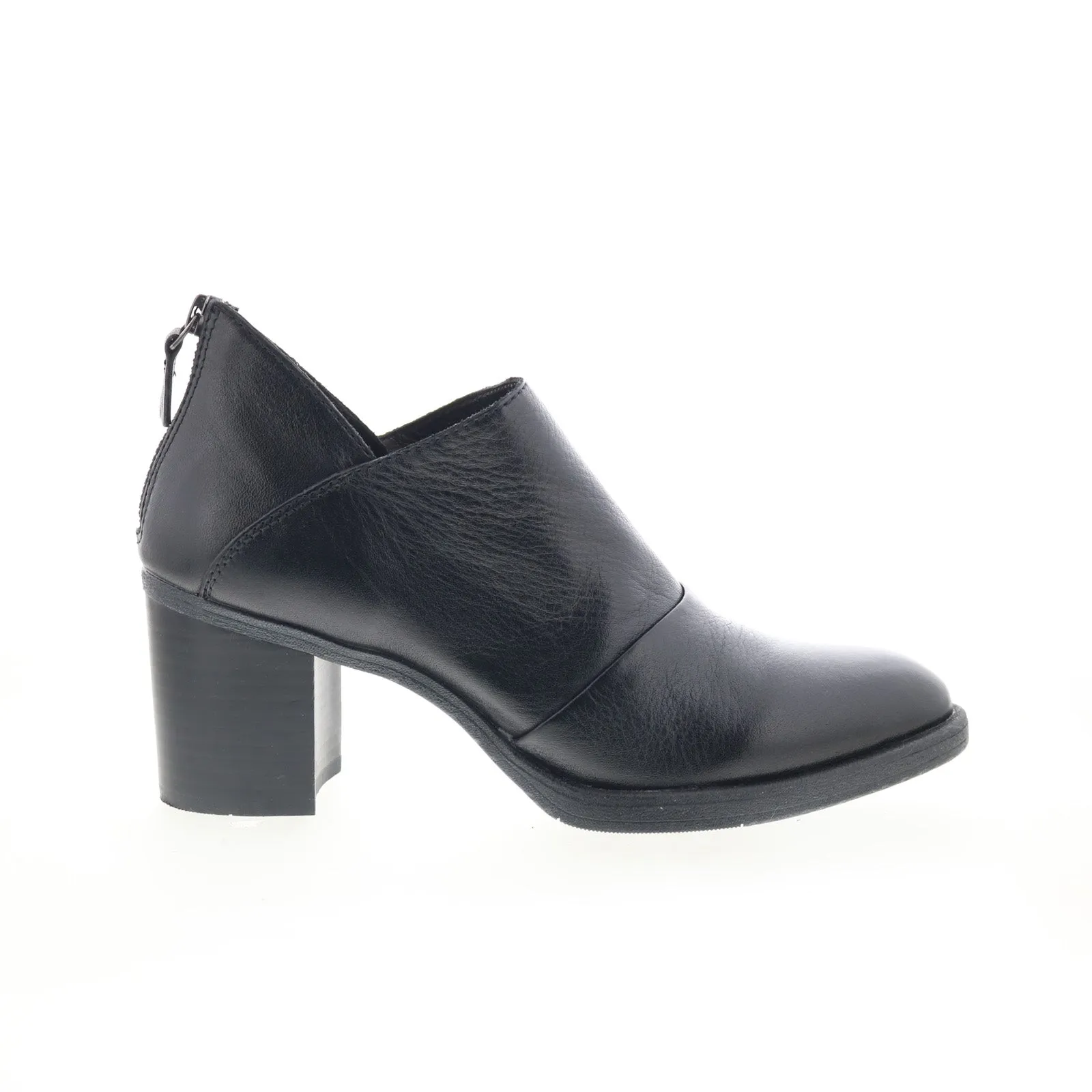 Johnston & Murphy 78-51915 Womens Black Leather Zipper Ankle & Booties Boots Quick Drying Trail Use