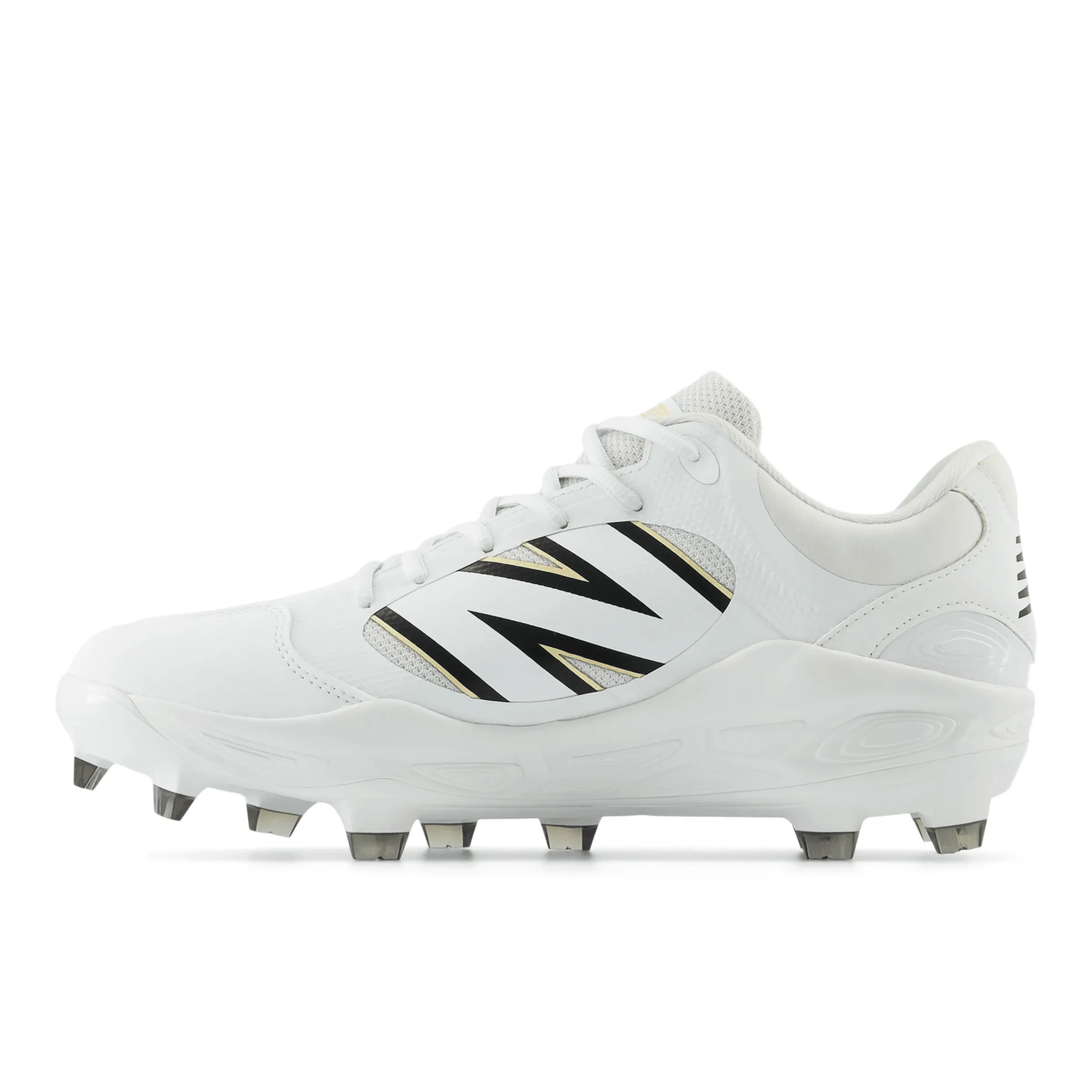 Neutral Look Stylish grip New Balance Men's Fresh Foam 3000 v7 Molded Baseball Cleats - White - PL3000W7