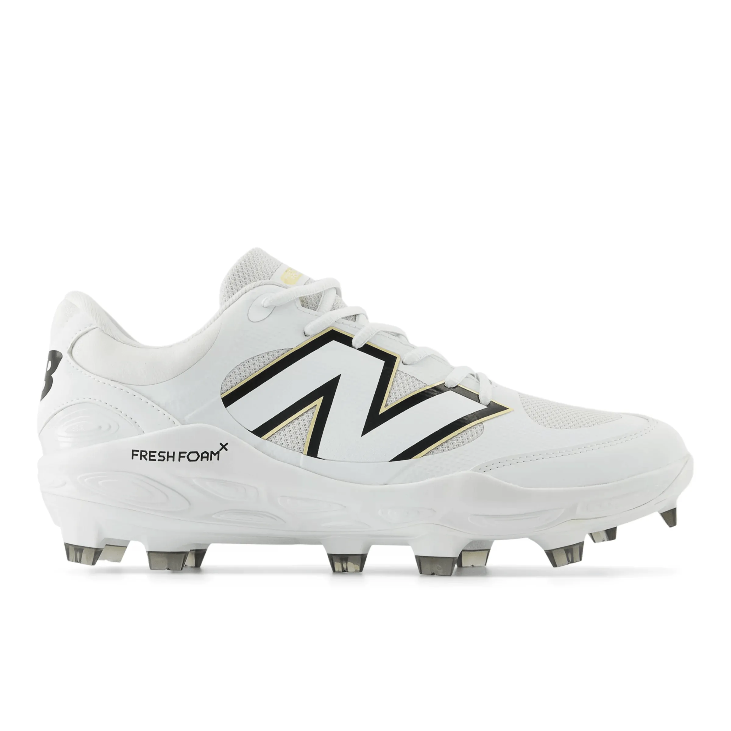 New Balance Men's Fresh Foam 3000 v7 Molded Baseball Cleats - White - PL3000W7 Slim stability