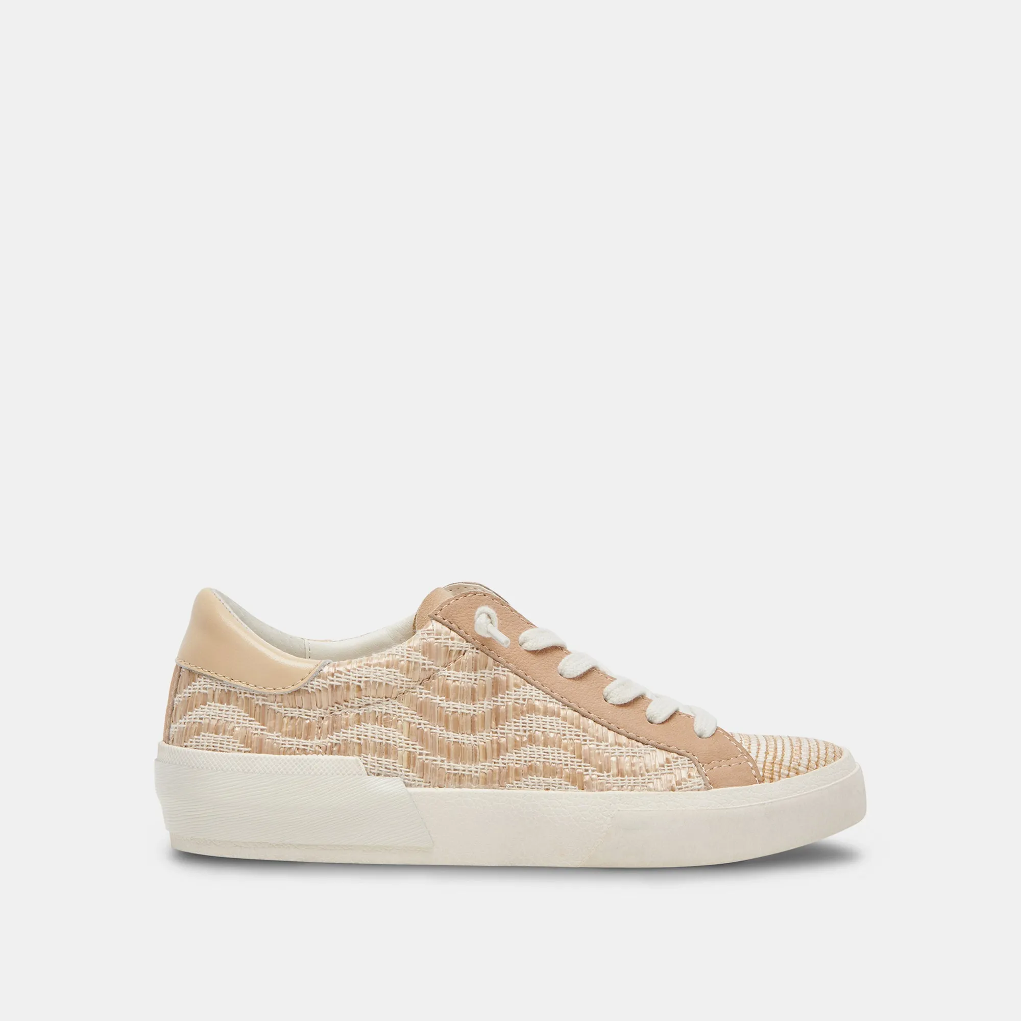 ZINA SNEAKERS WHEAT RAFFIA High Cushion Free Motion