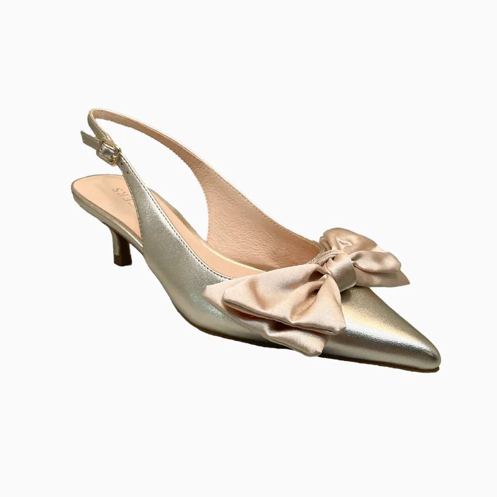 Debra Sling Back Kitten Heel Year Trust Soft Lining