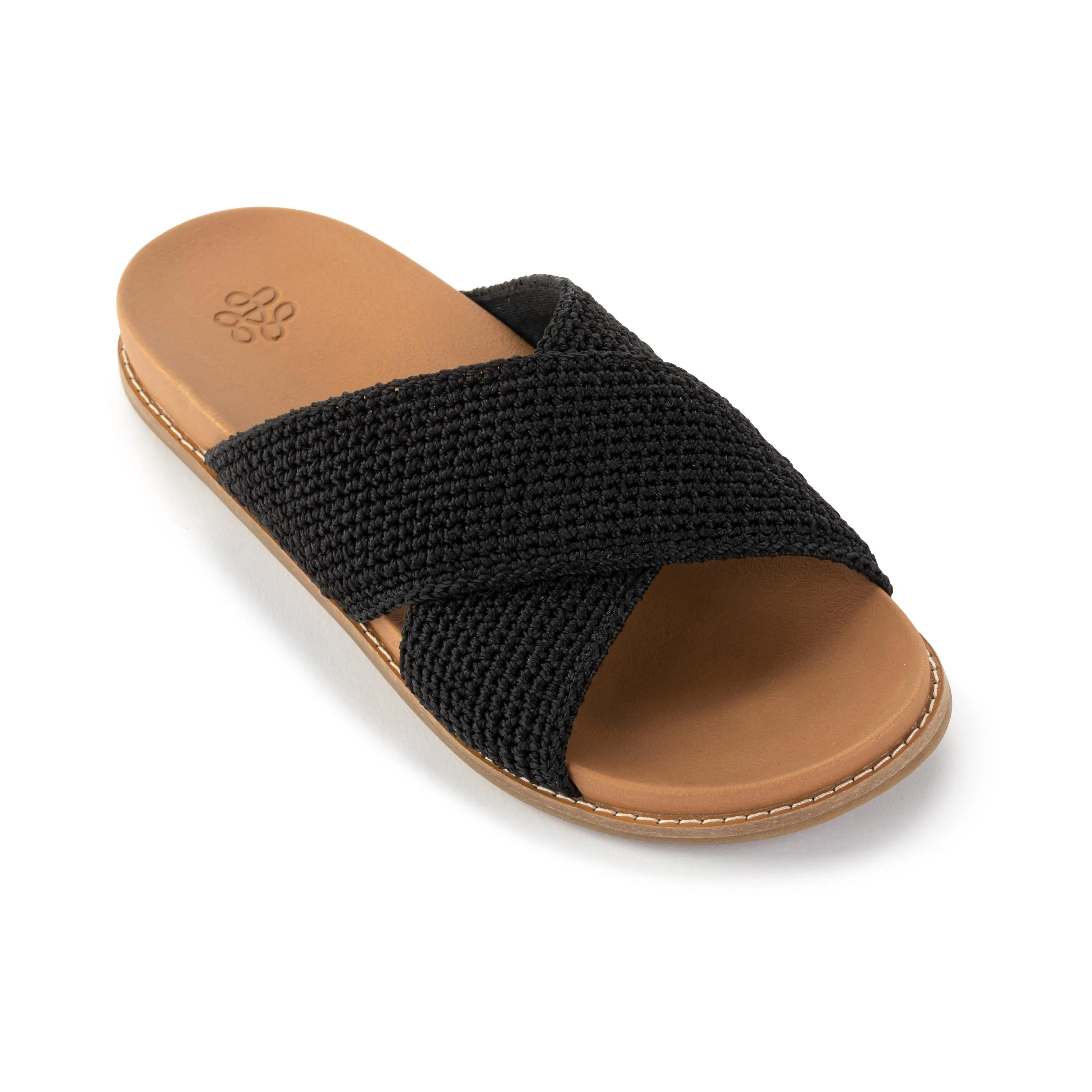 Penelope Sandal - Hand Crochet - Black Heat Mode