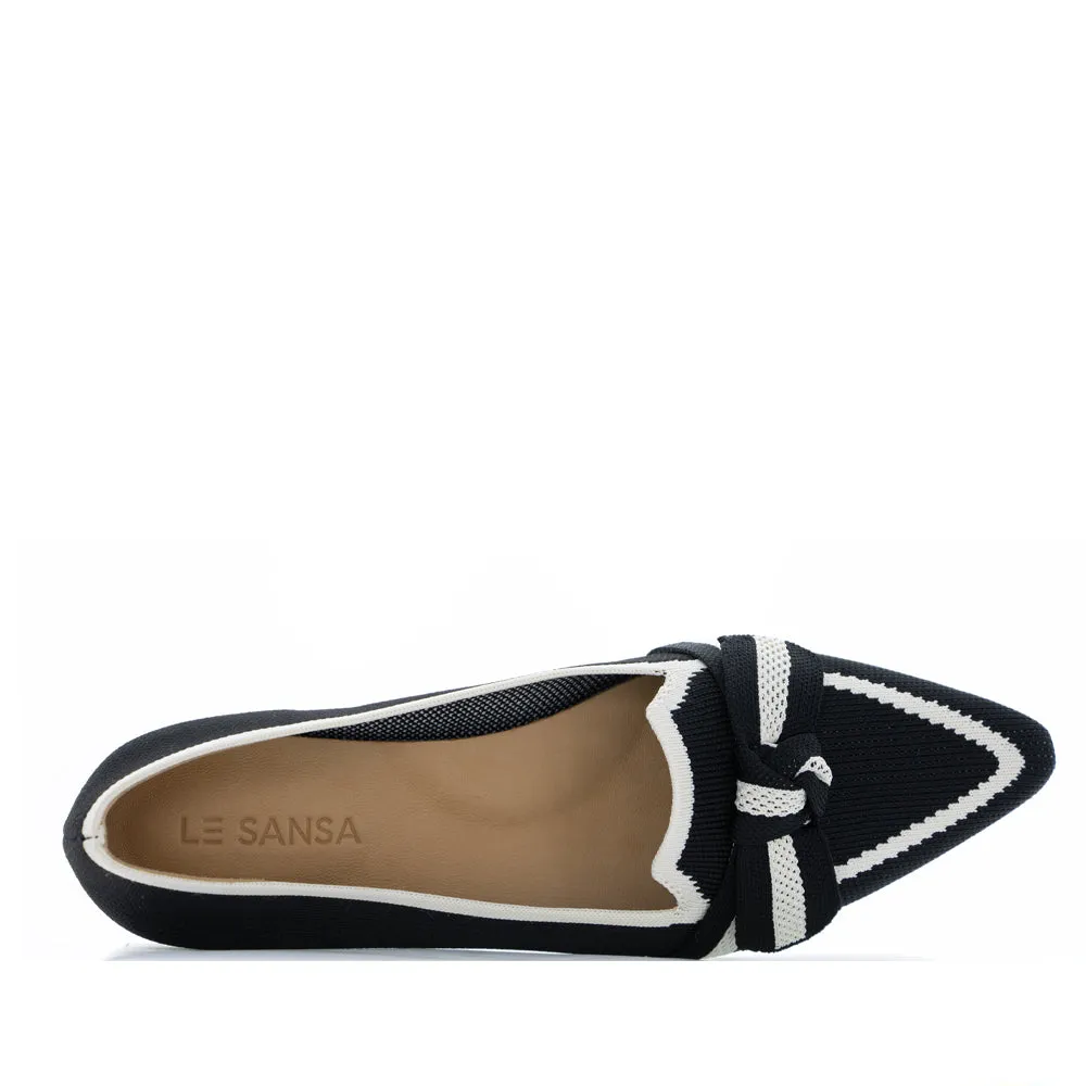 LE SANSA OLA BLACK/CREAM Weather resistant Casual Footwear Fit