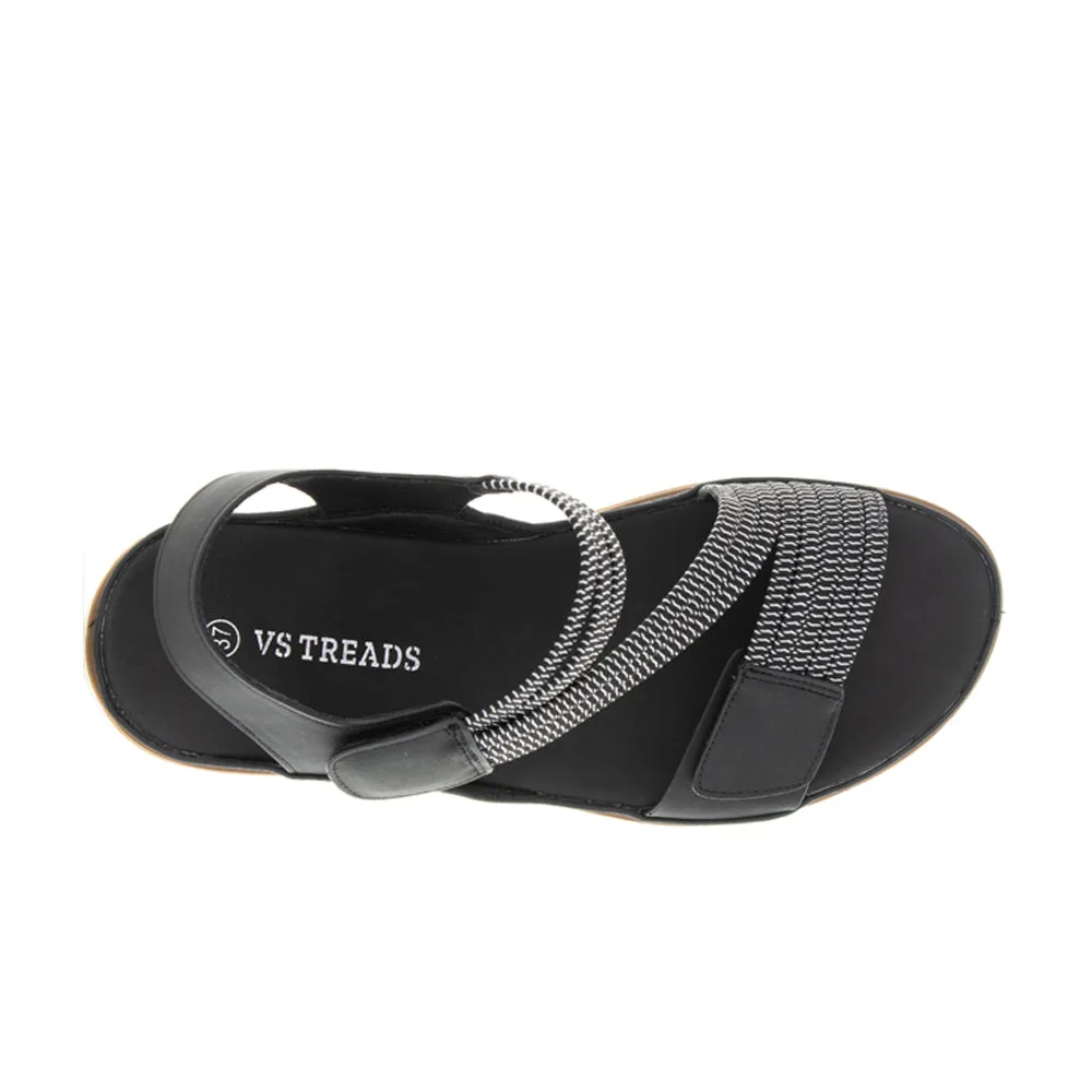 VS TREADS YURRA BLACK Soft cushion Walk Style
