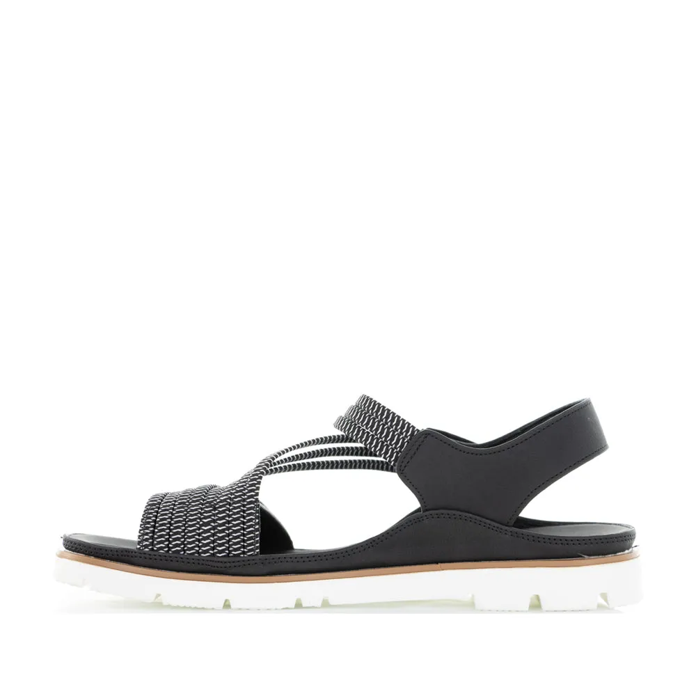 VS TREADS YURRA BLACK Quick Go Open Toe