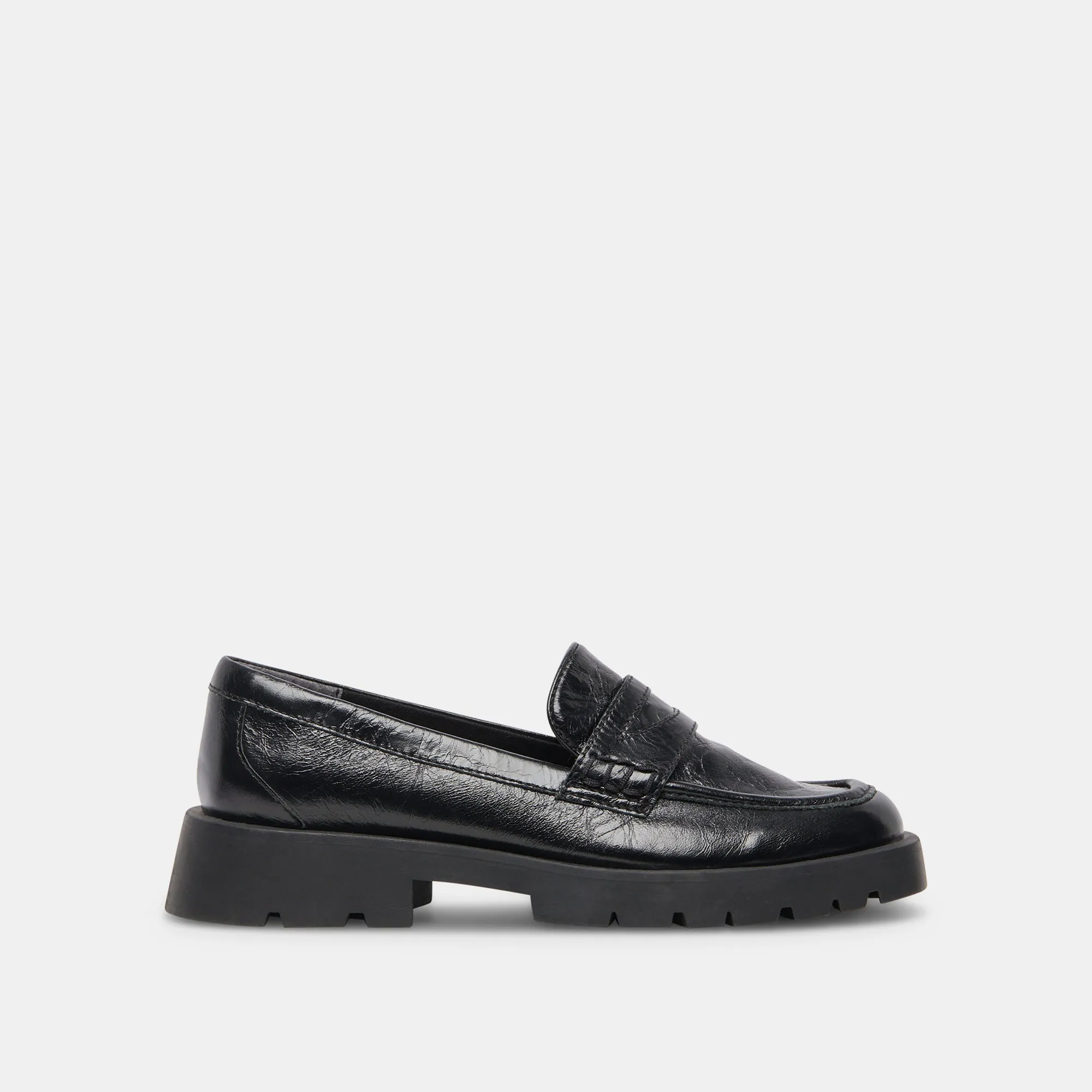 ELIAS FLATS ONYX CRINKLE PATENT - re:vita Winter Warm All-Terrain Footwear