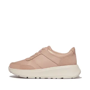 Garden Mood School Day FitFlop F-MODE Leather/Suede Flatform Trainers