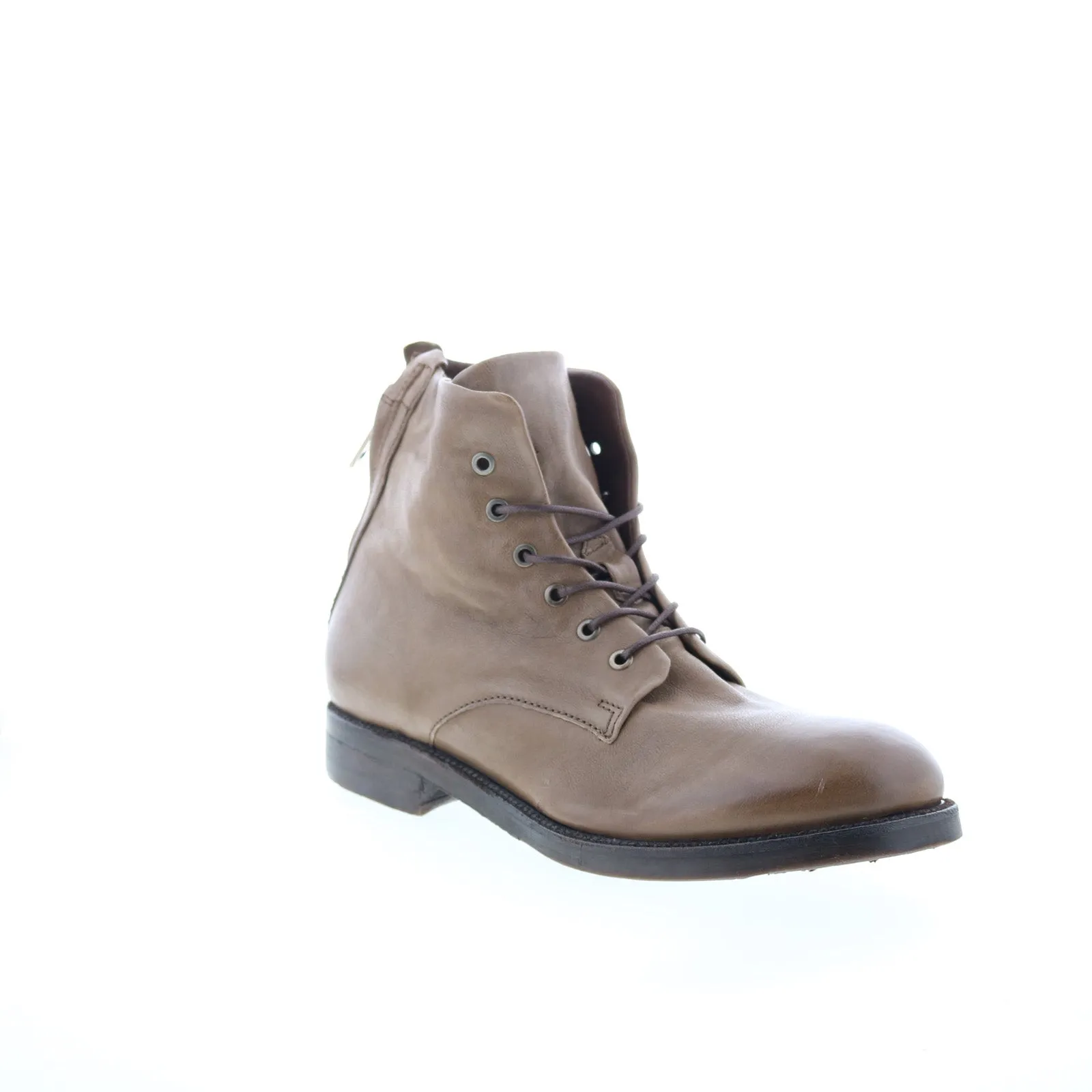 High Quality Travel Ready A.S. 98 Sylvester Mens Brown Leather Zipper Chukkas Boots