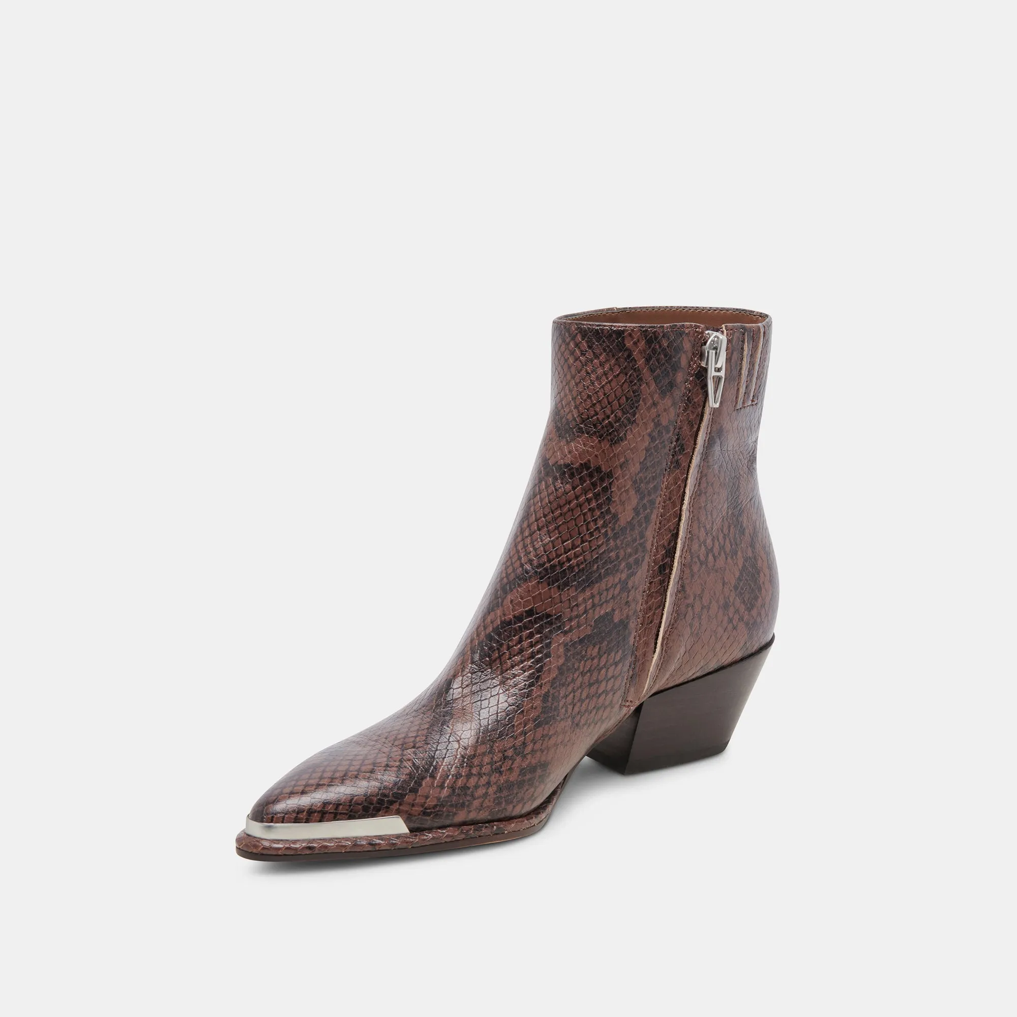Hybrid style Protective Sole NONAH BOOTIES JAVA SNAKE EMBOSSED