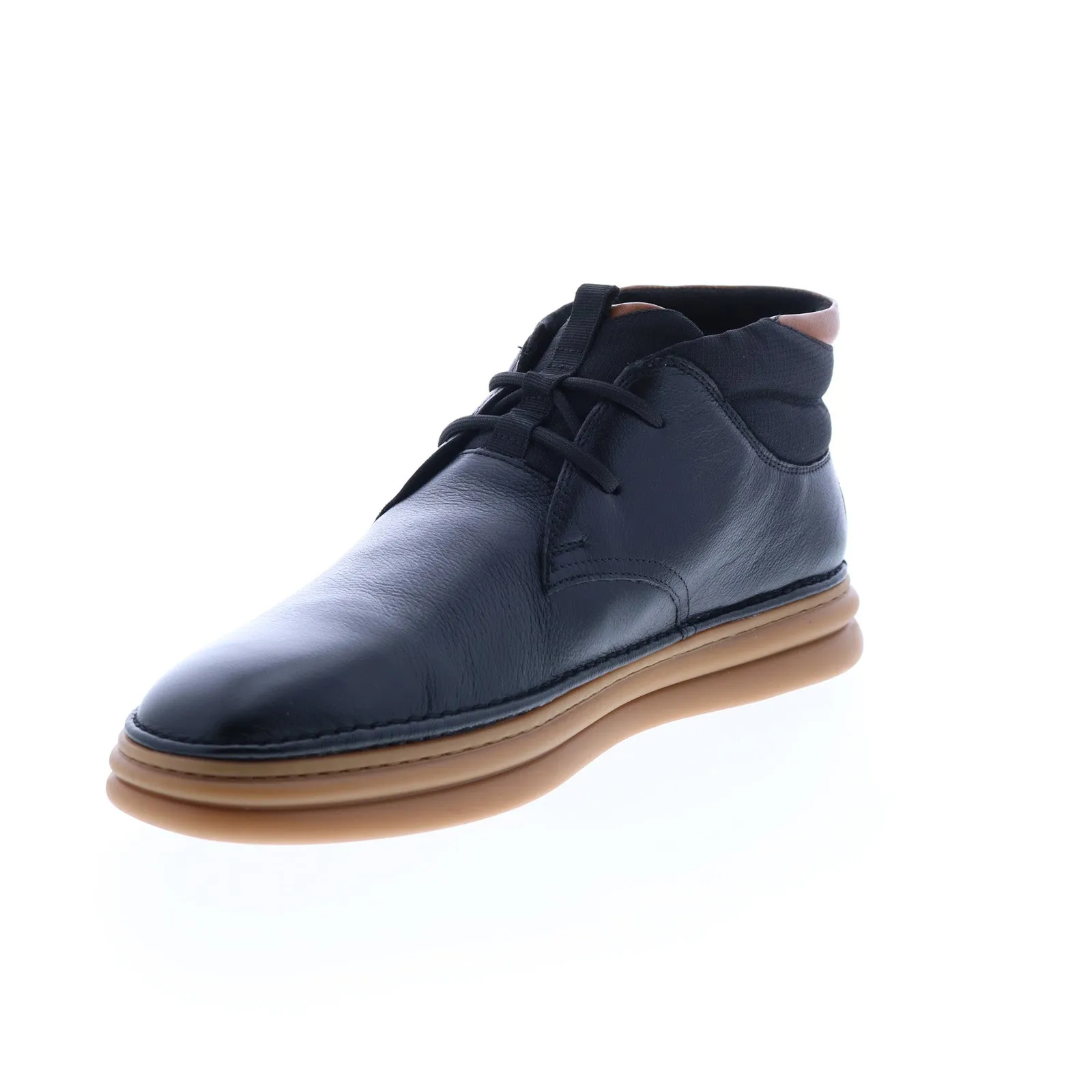 Outdoor Travel Stacy Adams Delson 25556-001 Mens Black Leather Lace Up Chukkas Boots