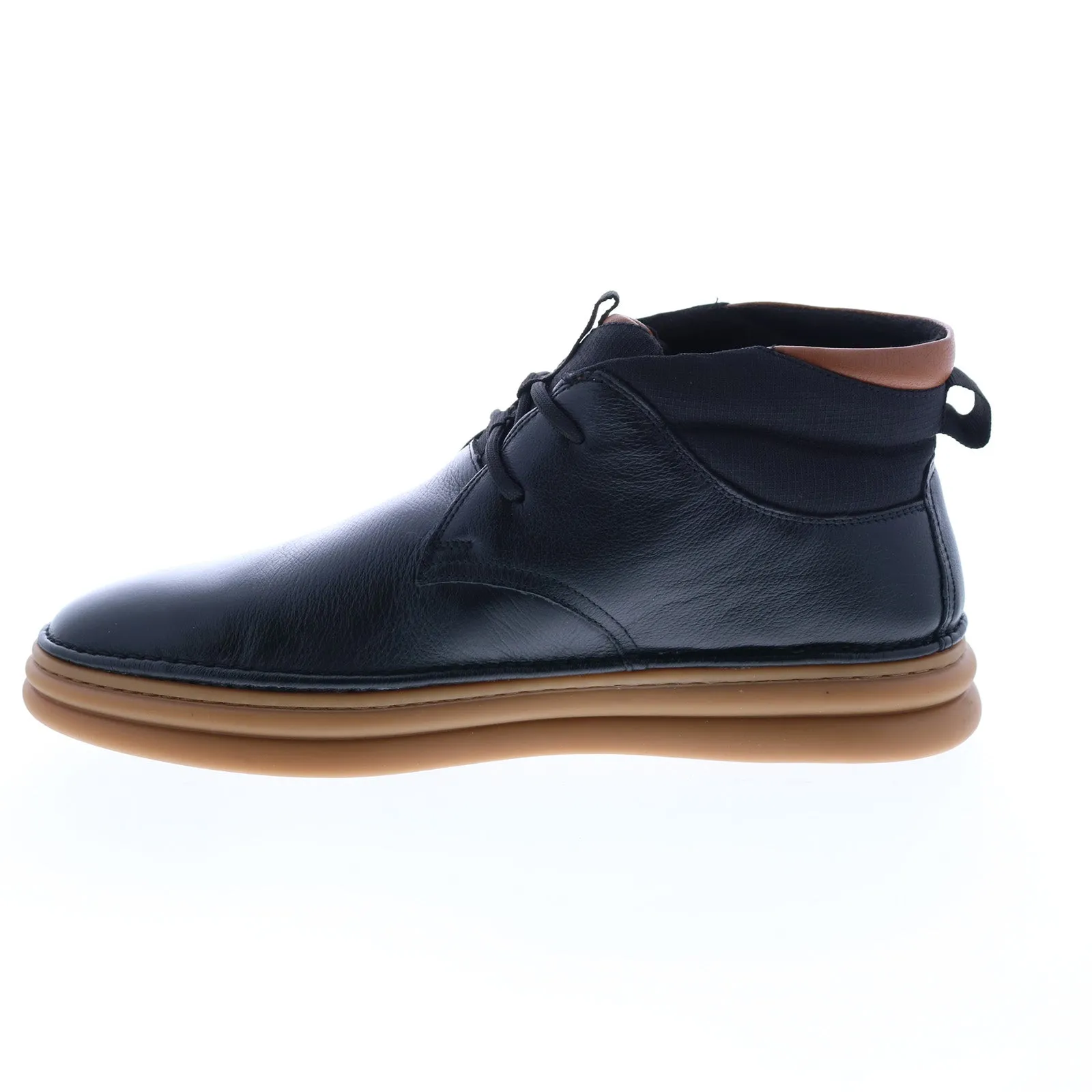 Stacy Adams Delson 25556-001 Mens Black Leather Lace Up Chukkas Boots Non-Slip Sole
