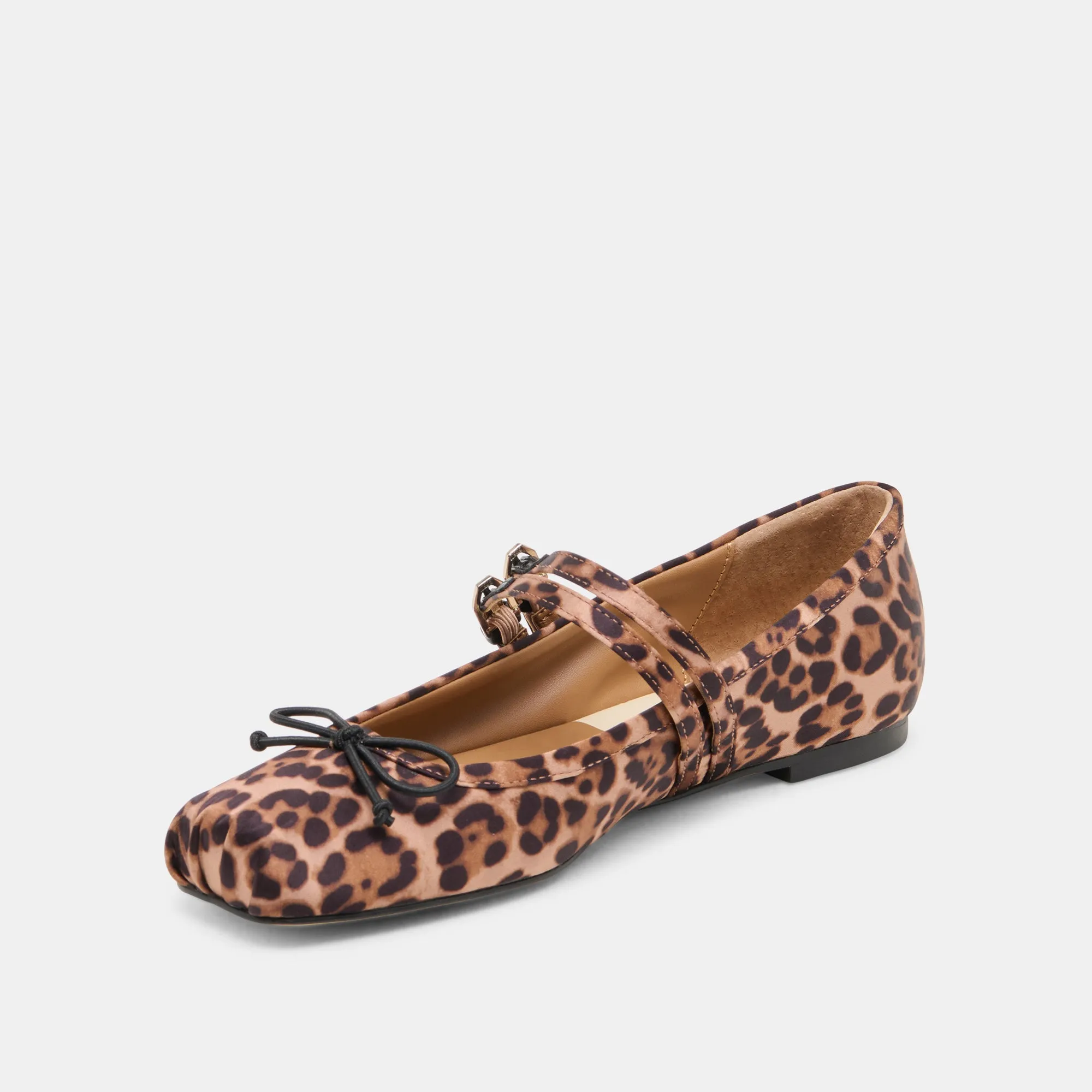 Buy Step GIBSEN BALLET FLATS DK LEOPARD SATIN