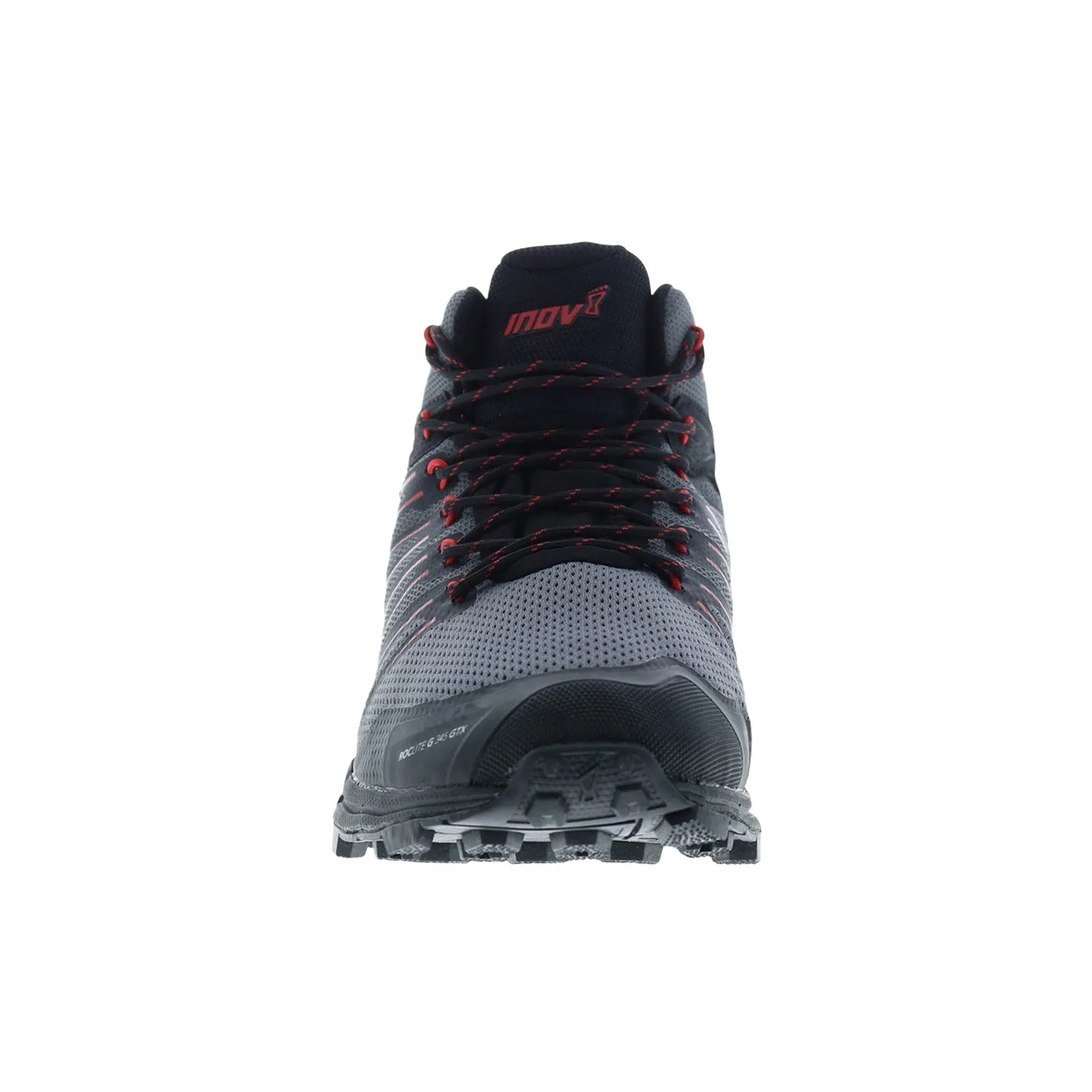 Inov-8 Roclite G 345 GTX 000802-GYBKRD Mens Gray Mesh Lace Up Hiking Boots Weekend Adventure Extreme Grip