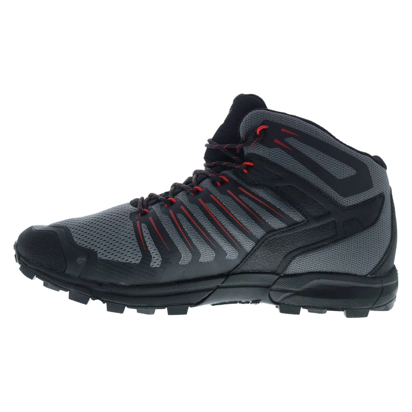 Inov-8 Roclite G 345 GTX 000802-GYBKRD Mens Gray Mesh Lace Up Hiking Boots Performance Wear Outdoor Explore