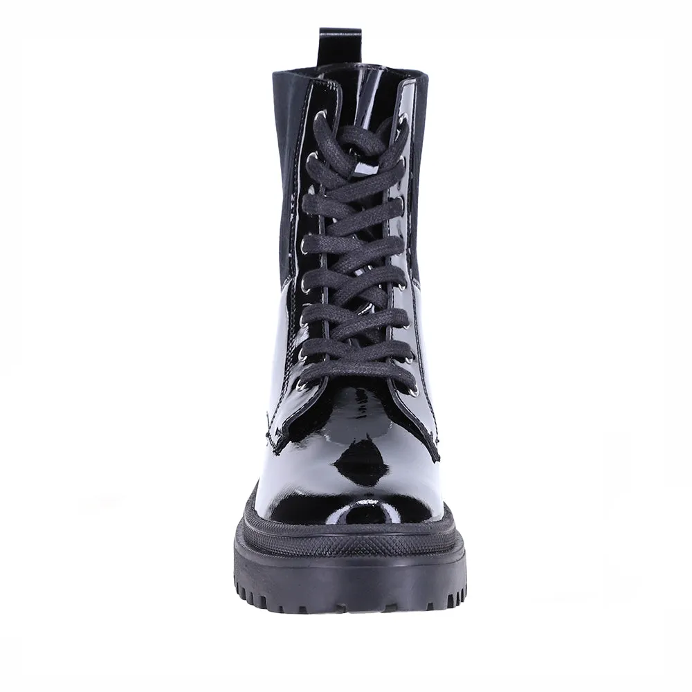 Strong material LE SANSA CANDY BLACK PATENT