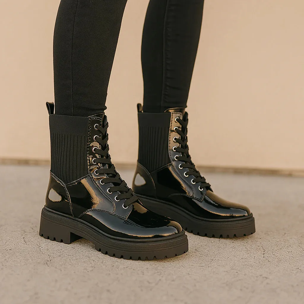 City Life Breathable Support LE SANSA CANDY BLACK PATENT