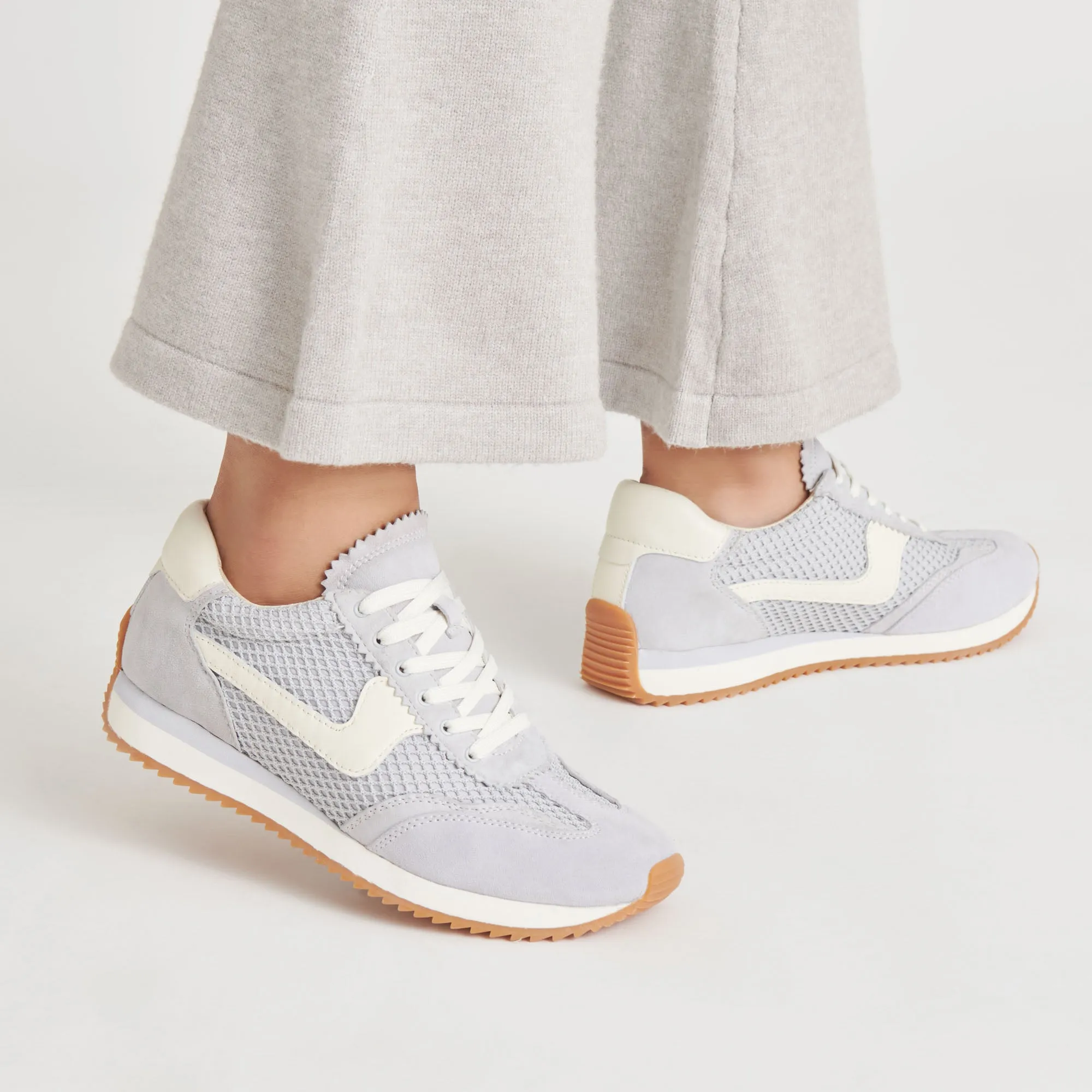 B.NTCD MESH SNEAKERS DUSTY BLUE WOVEN MESH Walk Friendly Minimal Style