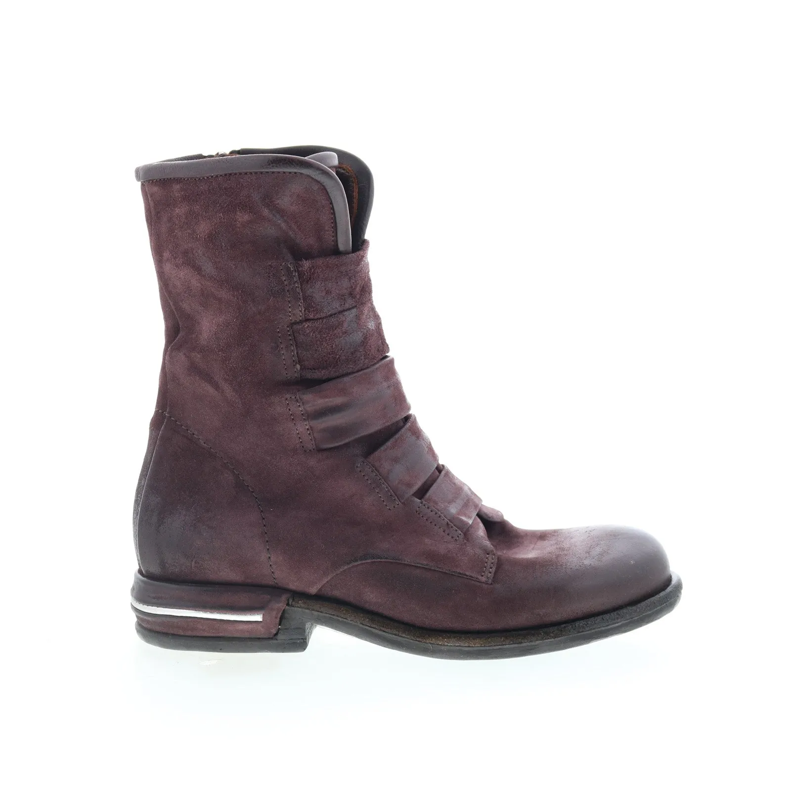 Weekend Ready Desert Expedition A.S. 98 Traver Womens Burgundy Suede Zipper Casual Dress Boots