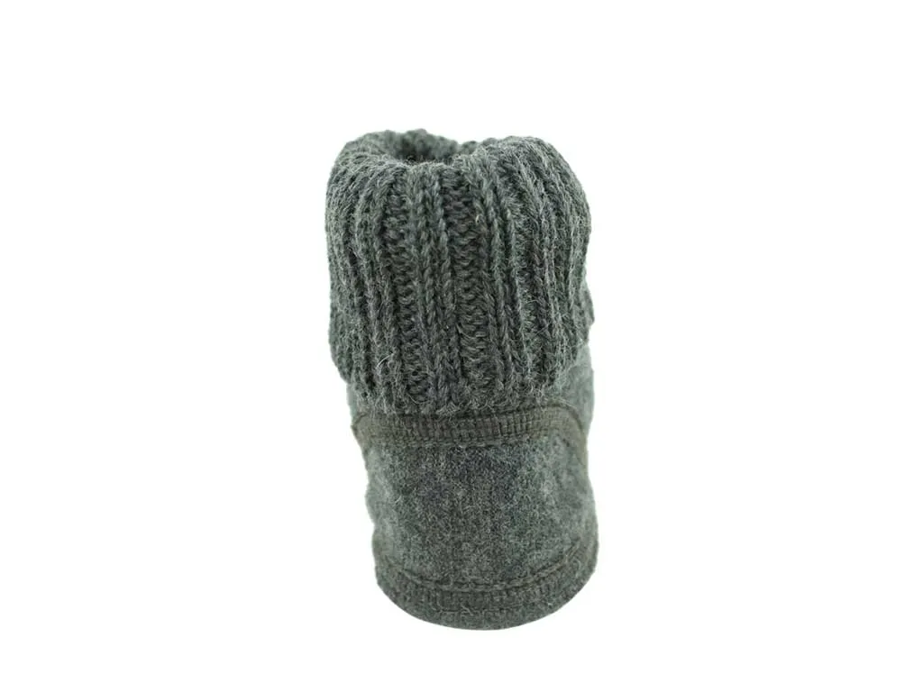 Quality Haflinger Slippers Karl Anthracite