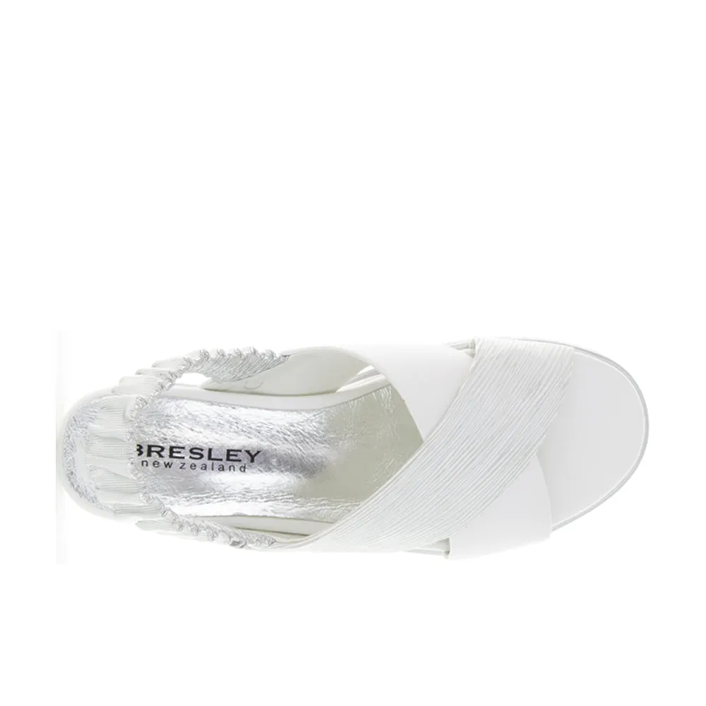 Dry Fit Comfortable Daily Footwear BRESLEY DEBACLE WHITE SILVER