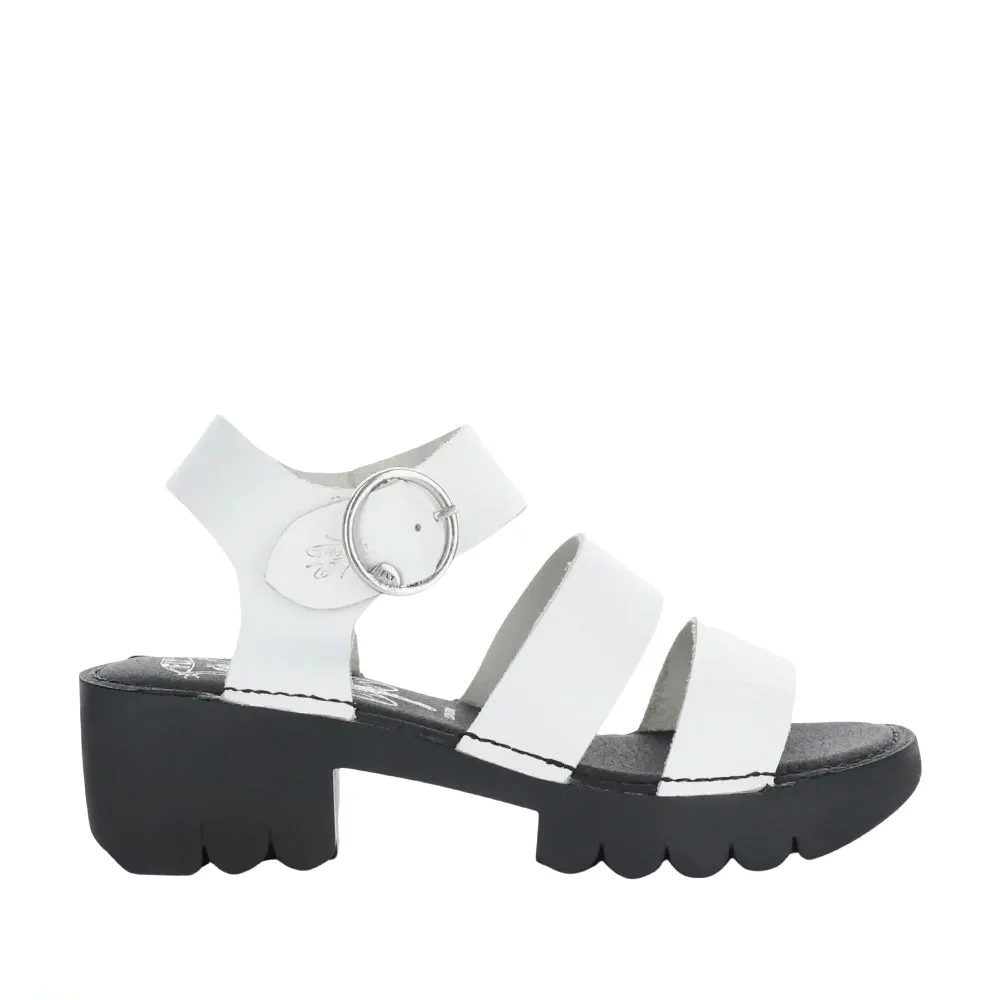 FLY LONDON EGLY WHITE Stylish Support