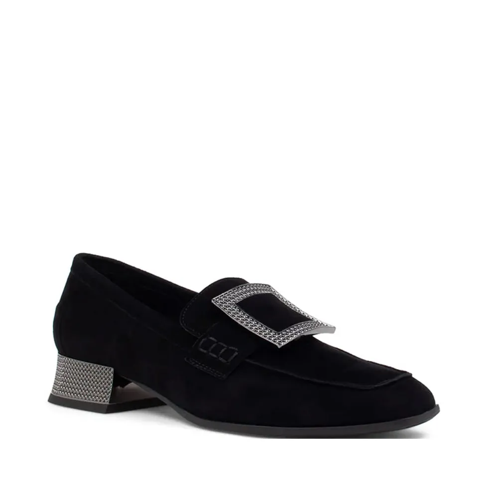 Easy Fit Soft Safe DJANGO & JULIETTE KEENLEY BLACK SUEDE
