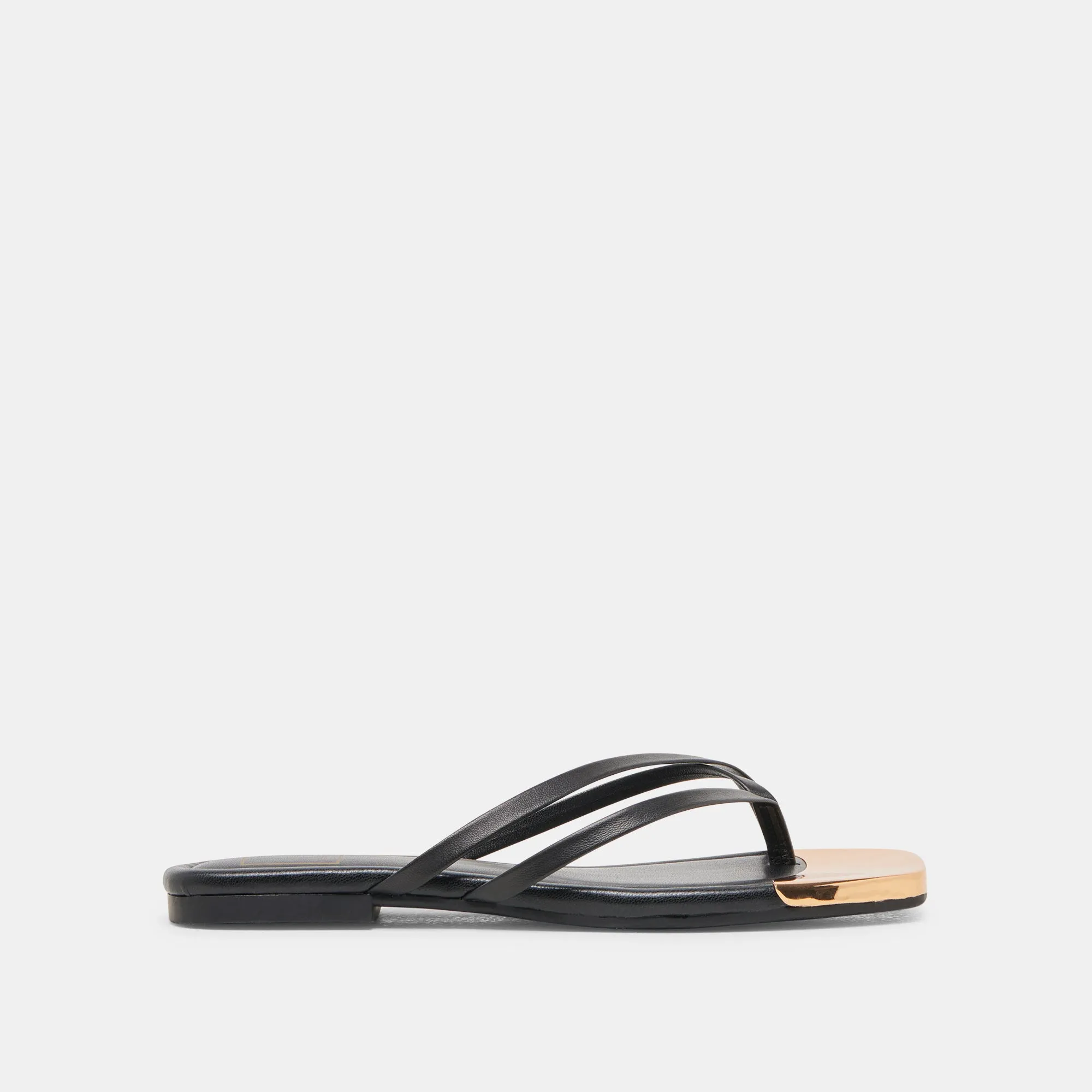 LAGUNA SANDALS BLACK LEATHER Walk Flow