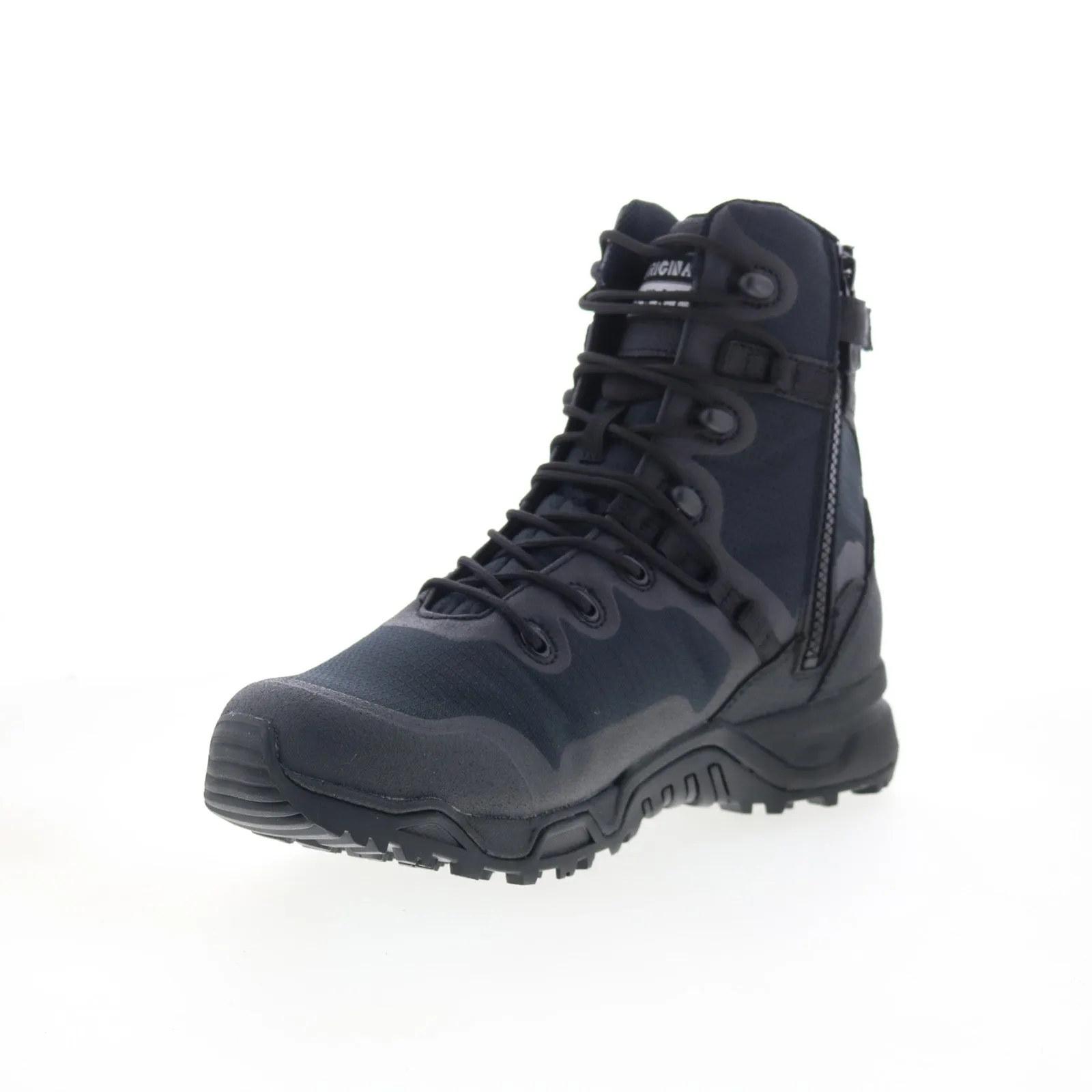Adjustable Straps Original Swat Alpha Fury 8" Side-Zip EN 177501 Mens Black Wide Tactical Boots