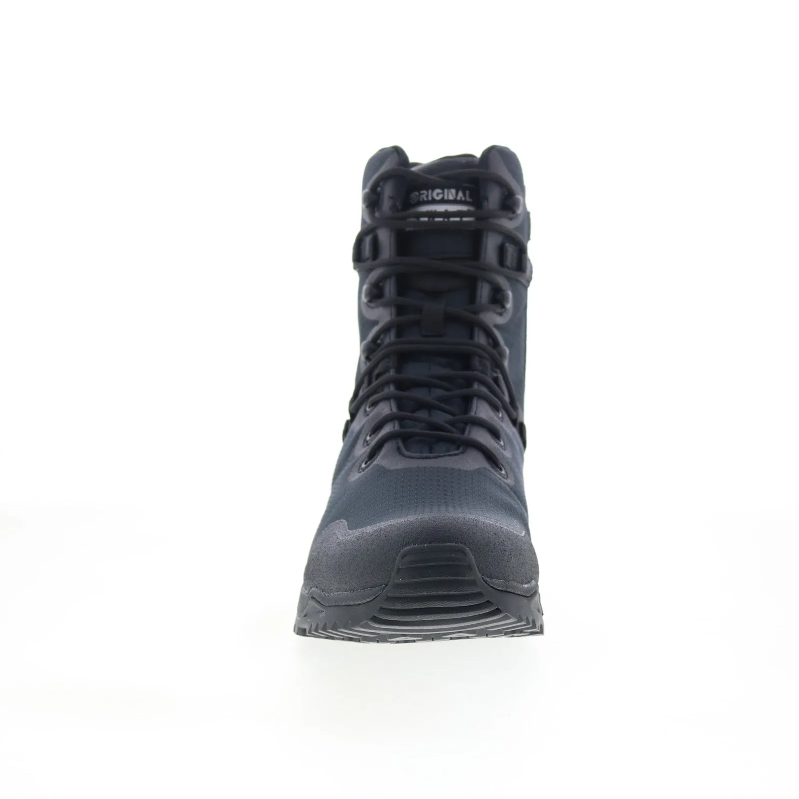 Original Swat Alpha Fury 8" Side-Zip EN 177501 Mens Black Wide Tactical Boots Easy Match Grip Support