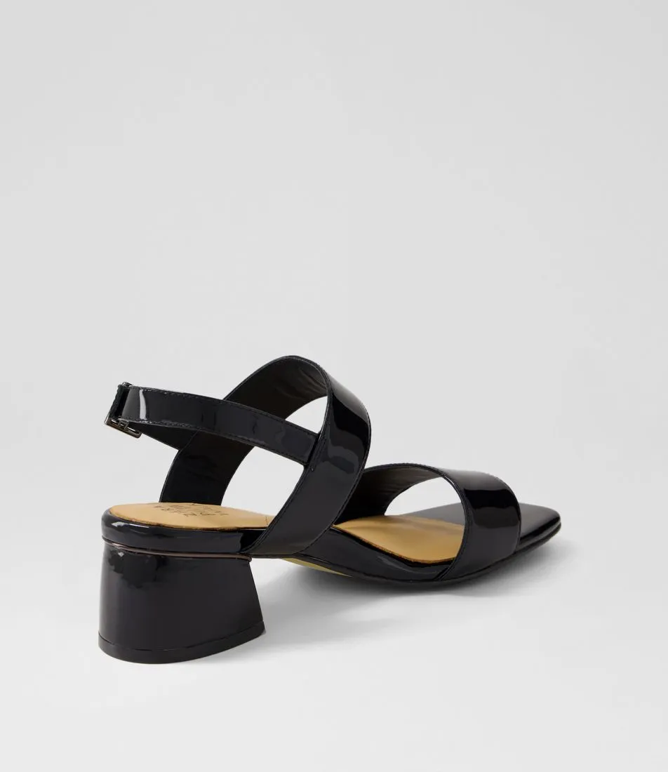 ZIERA CAITLAN BLACK PATENT Versatile