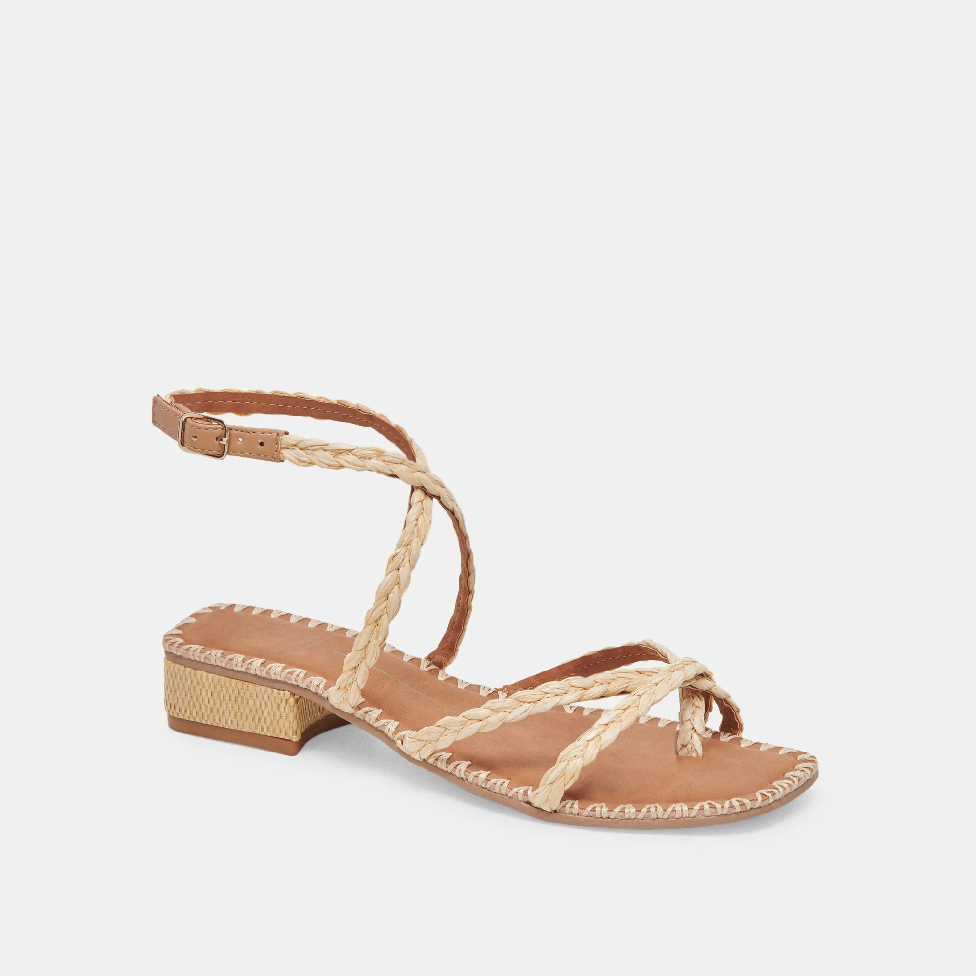 Standout Look clean design BRINN SANDALS LT NATURAL RAFFIA