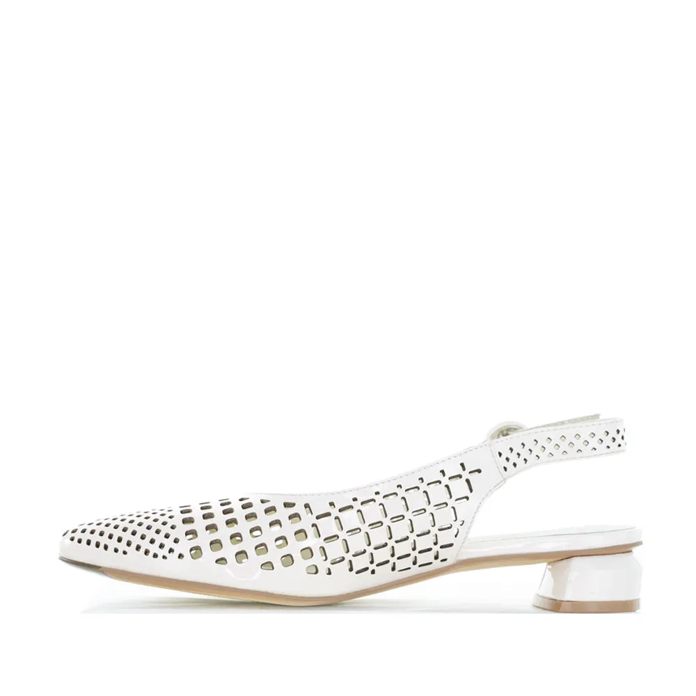 DJANGO & JULIETTE FABBI IVORY PATENT Quick Drying
