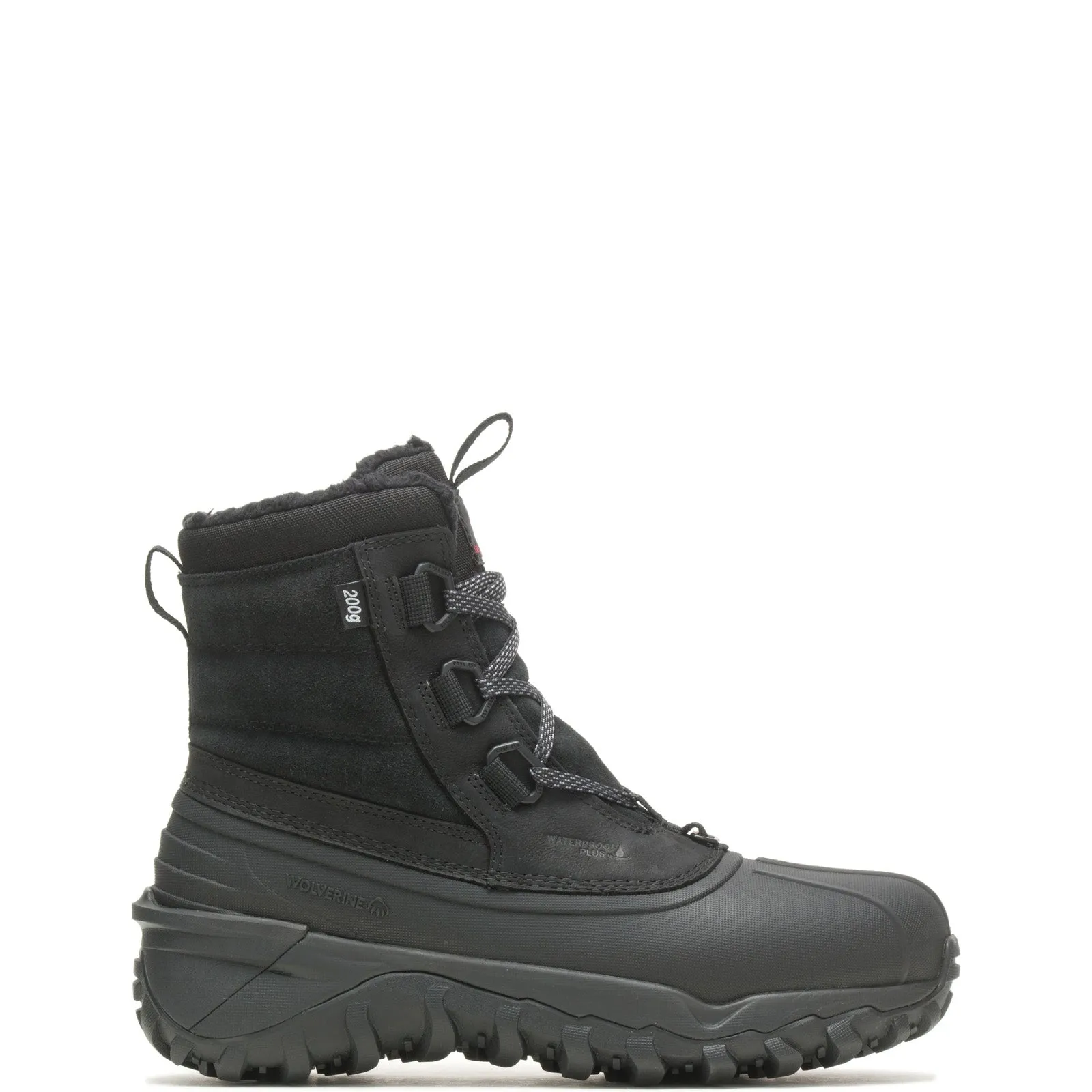 Wolverine Glacier EPX Waterproof Insulated 7" W880311 Mens Black Rain Boots Adventure Ready Functional Wear
