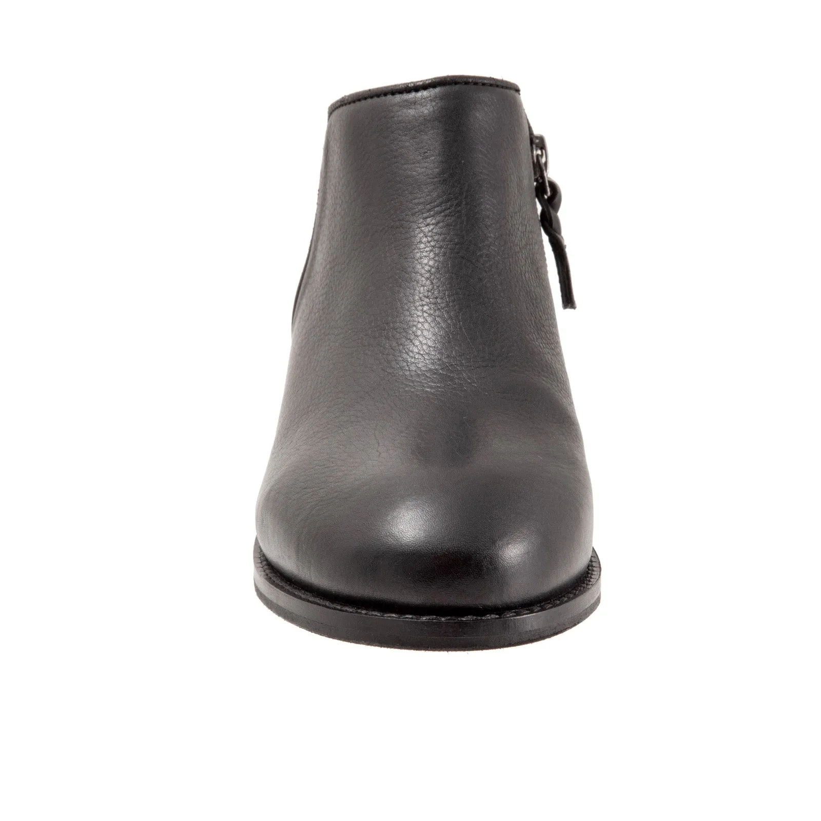 Everyday Style Softwalk Rocklin S1457-021 Womens Black Leather Ankle & Booties Boots