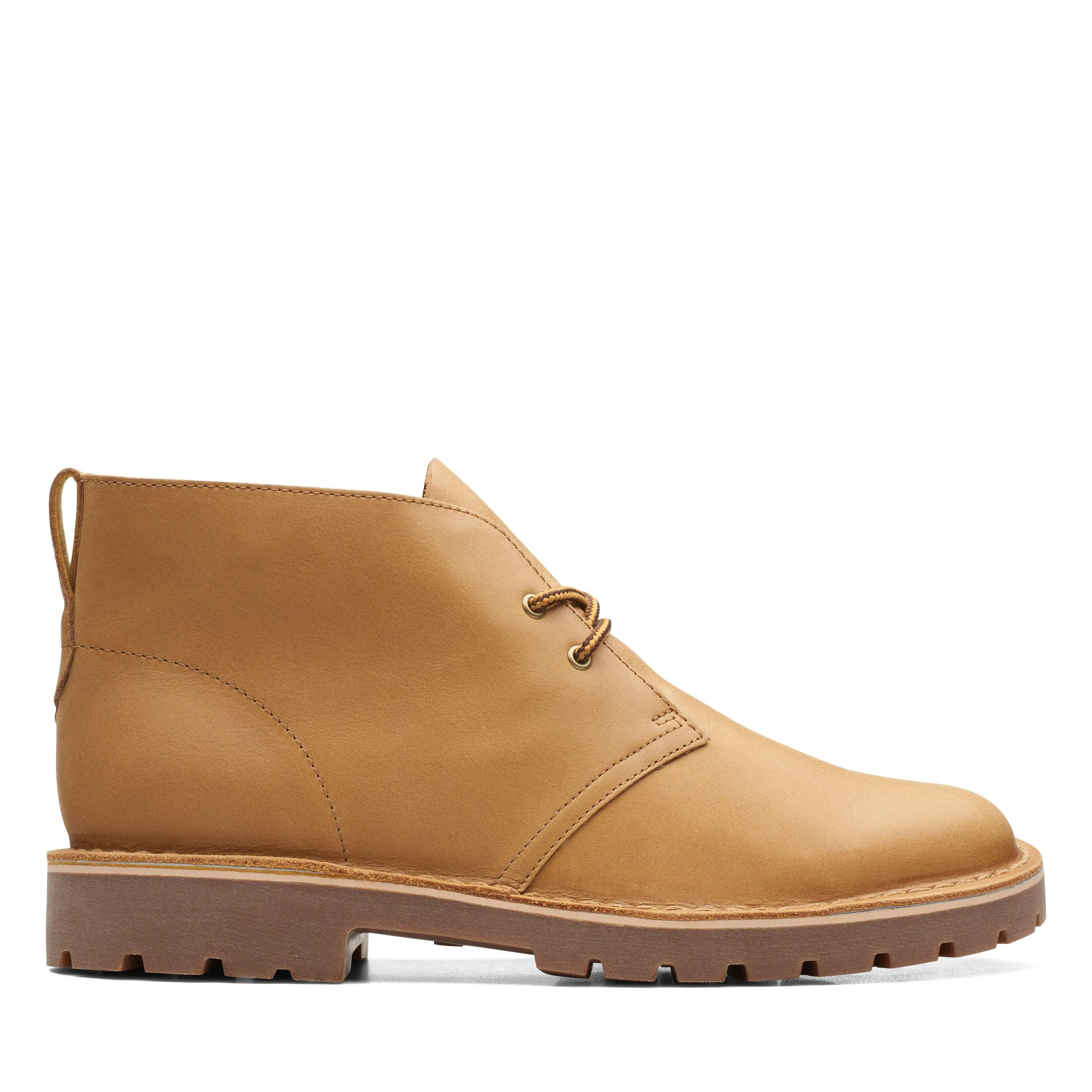 Clarks Overdale Mid 26168723 Mens Brown Nubuck Lace Up Chukkas Boots Airy Feel