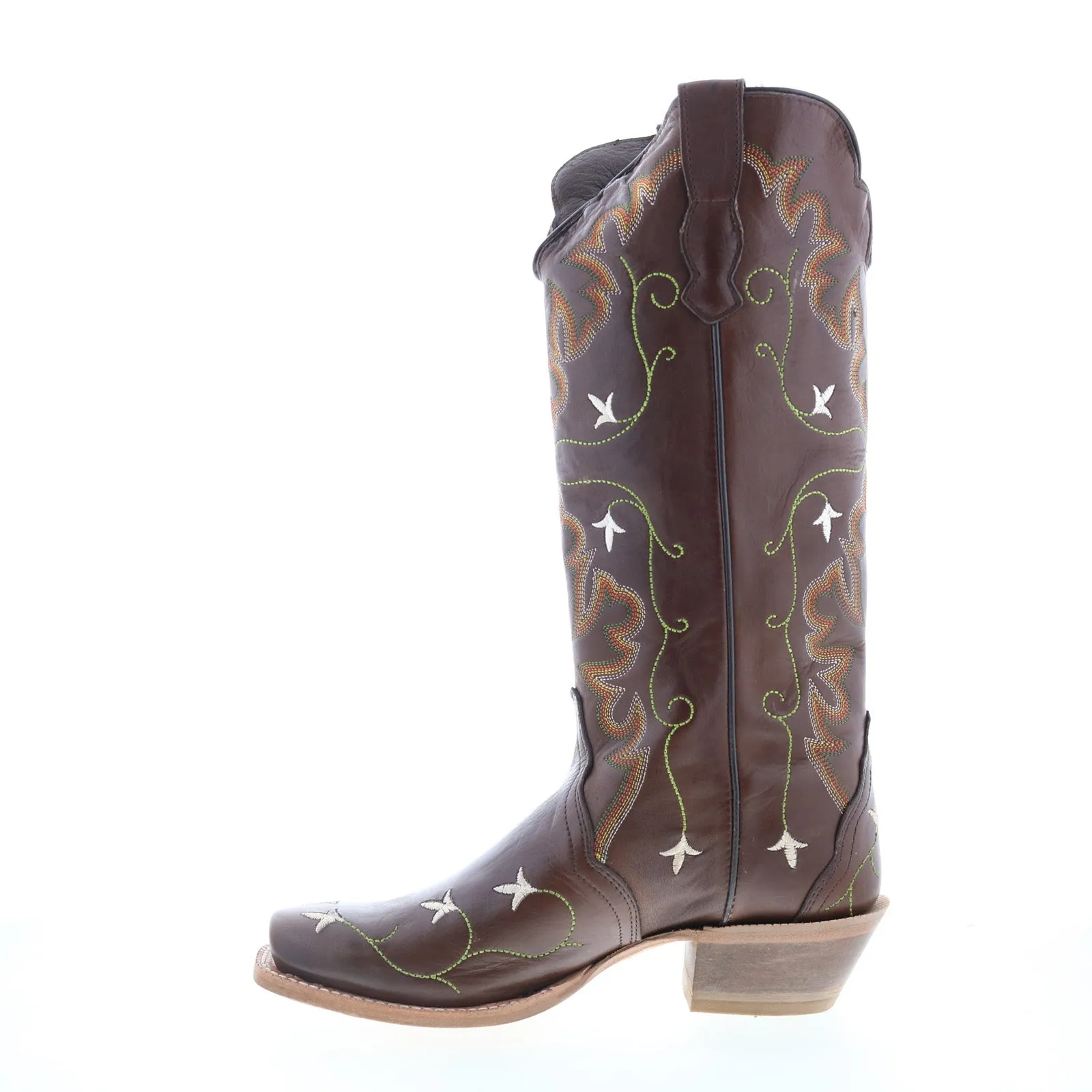 Winter Protection Outlaw Ladies 14" Chocolate Liga 70110 Womens Brown Leather Western Boots