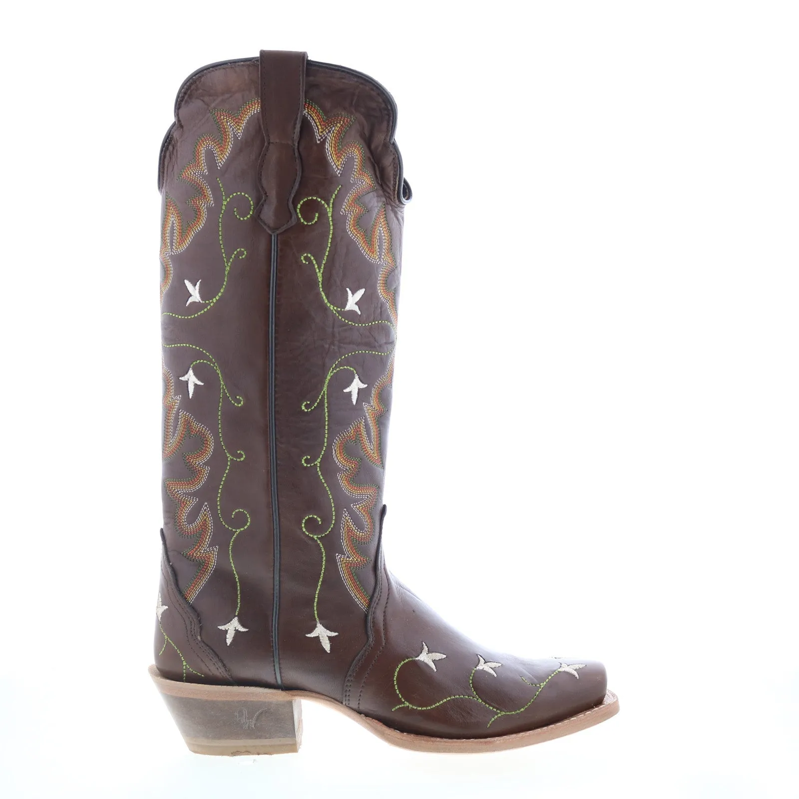 Outlaw Ladies 14" Chocolate Liga 70110 Womens Brown Leather Western Boots Desert Expedition