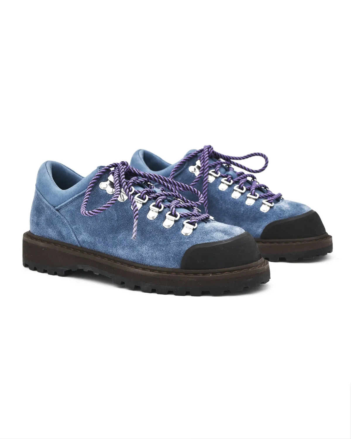 Diemme Cornaro in Blue Suede Fire Red