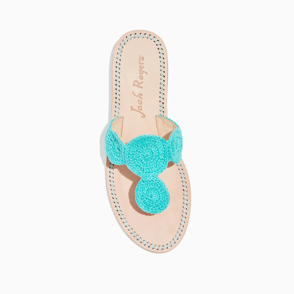 Breathable mesh Jacks Crochet Sandal