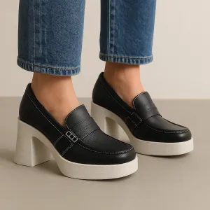 TAMARA LONDON BASIE BLACK MILLED Holiday Office Shoes