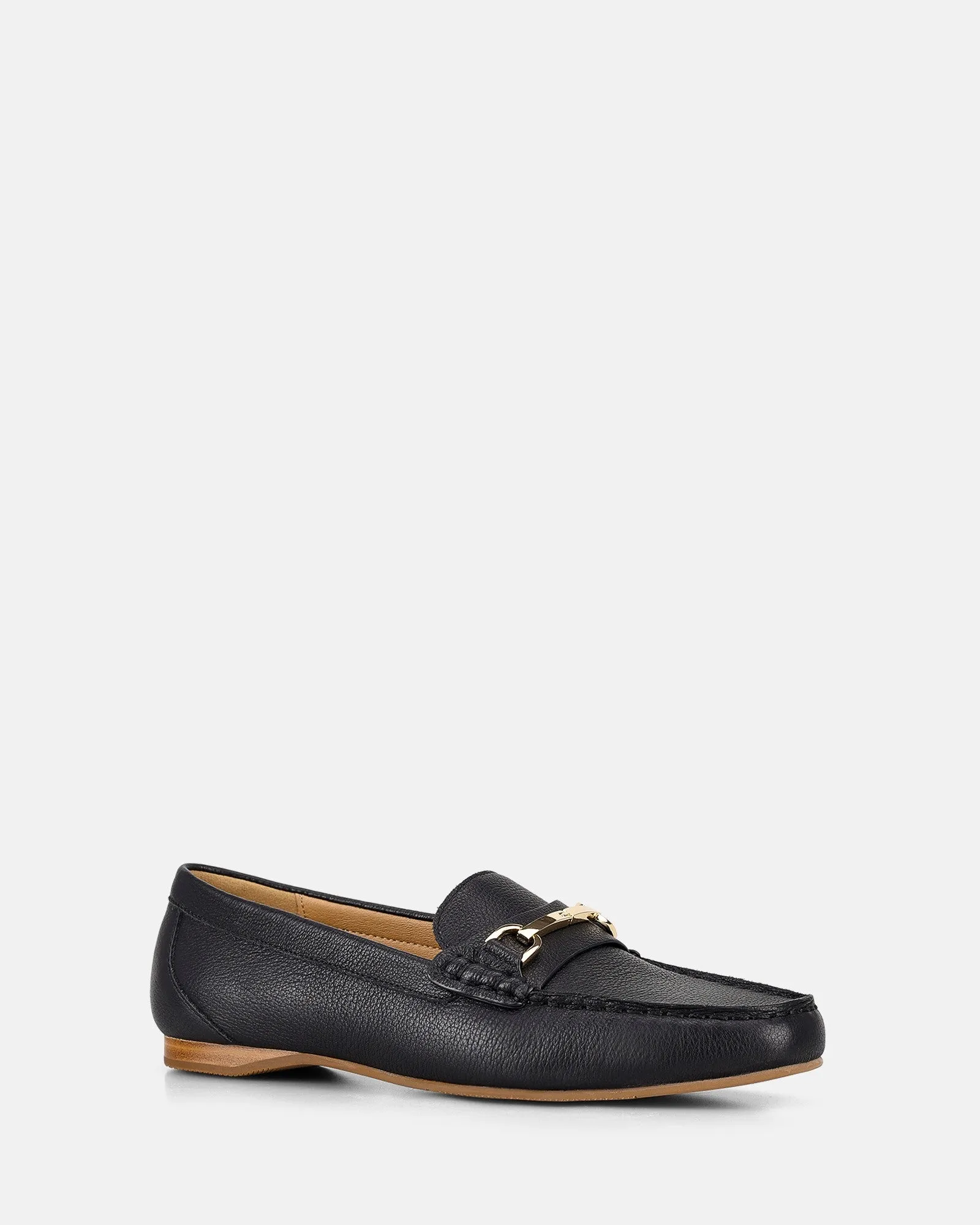 Slip-On Design HUSH PUPPIES KEEPER BLACK