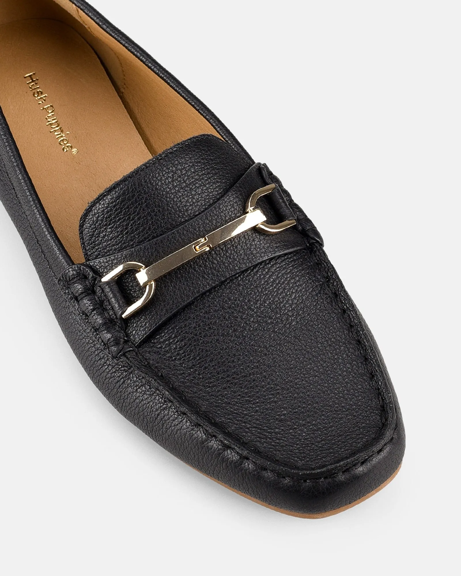 HUSH PUPPIES KEEPER BLACK Comfort Focused