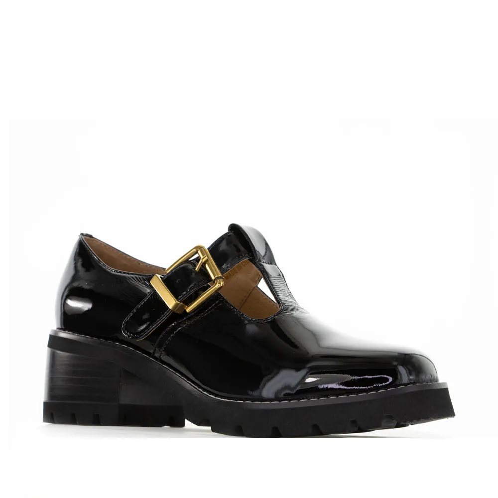 Clear Heels BRESLEY DERRY BLACK PATENT
