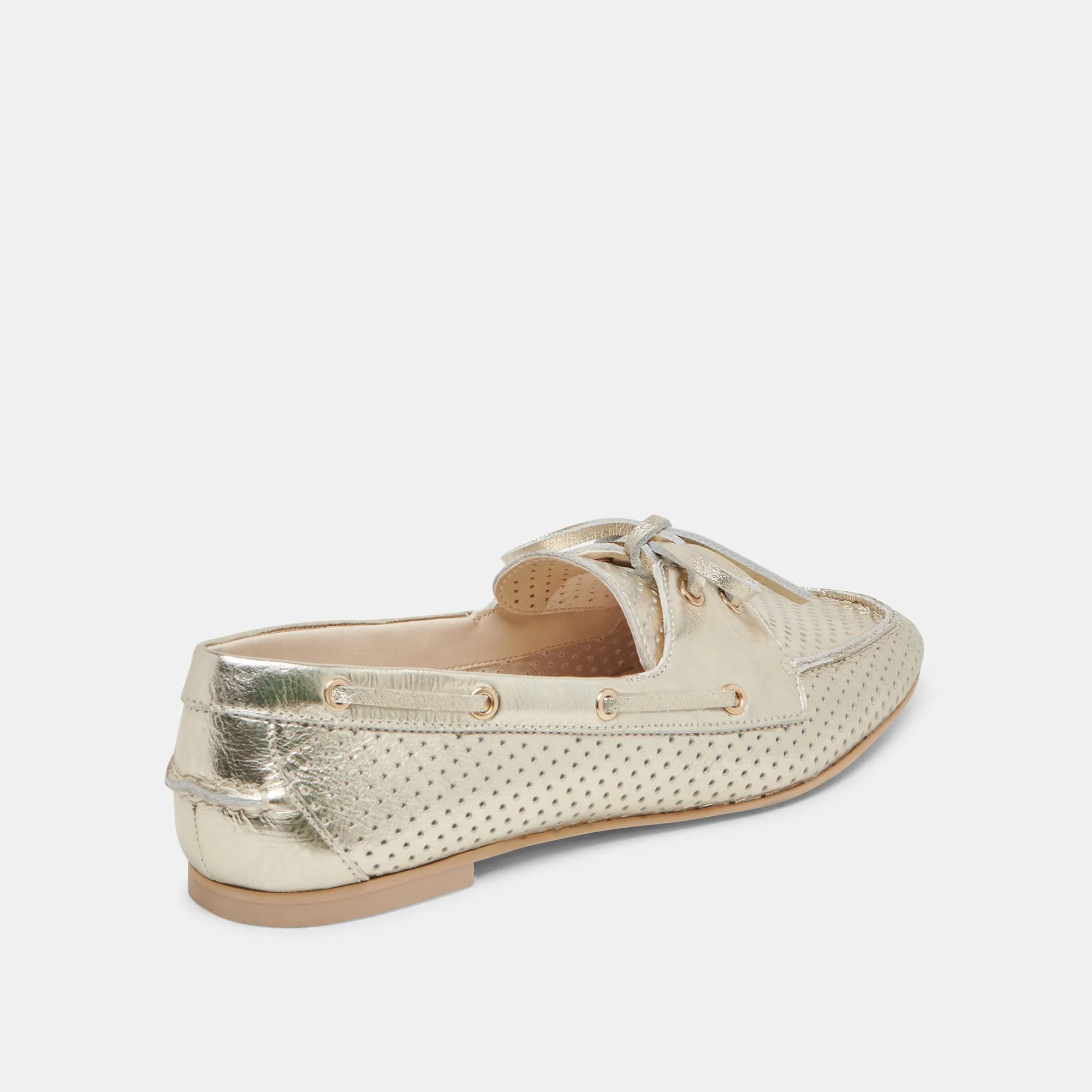 LAKIN LOAFERS PLATINUM PERFORATED LEATHER All Purpose