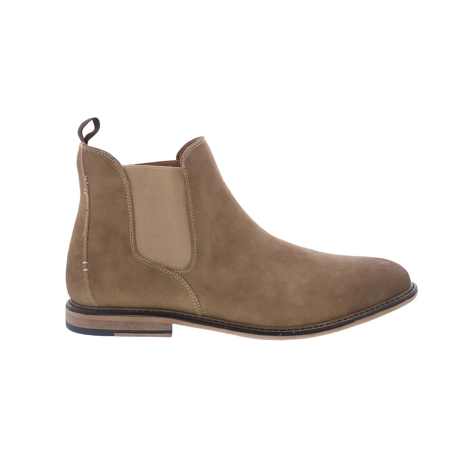 Resistant Layer hiking adventure Steve Madden M-Golde Mens Brown Leather Slip On Chelsea Boots