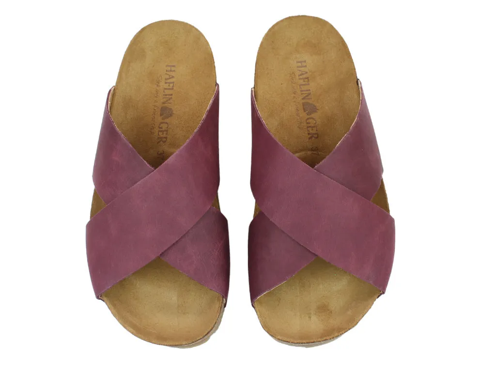 Anytime Fit Haflinger Sandals Mio Country Bordeaux